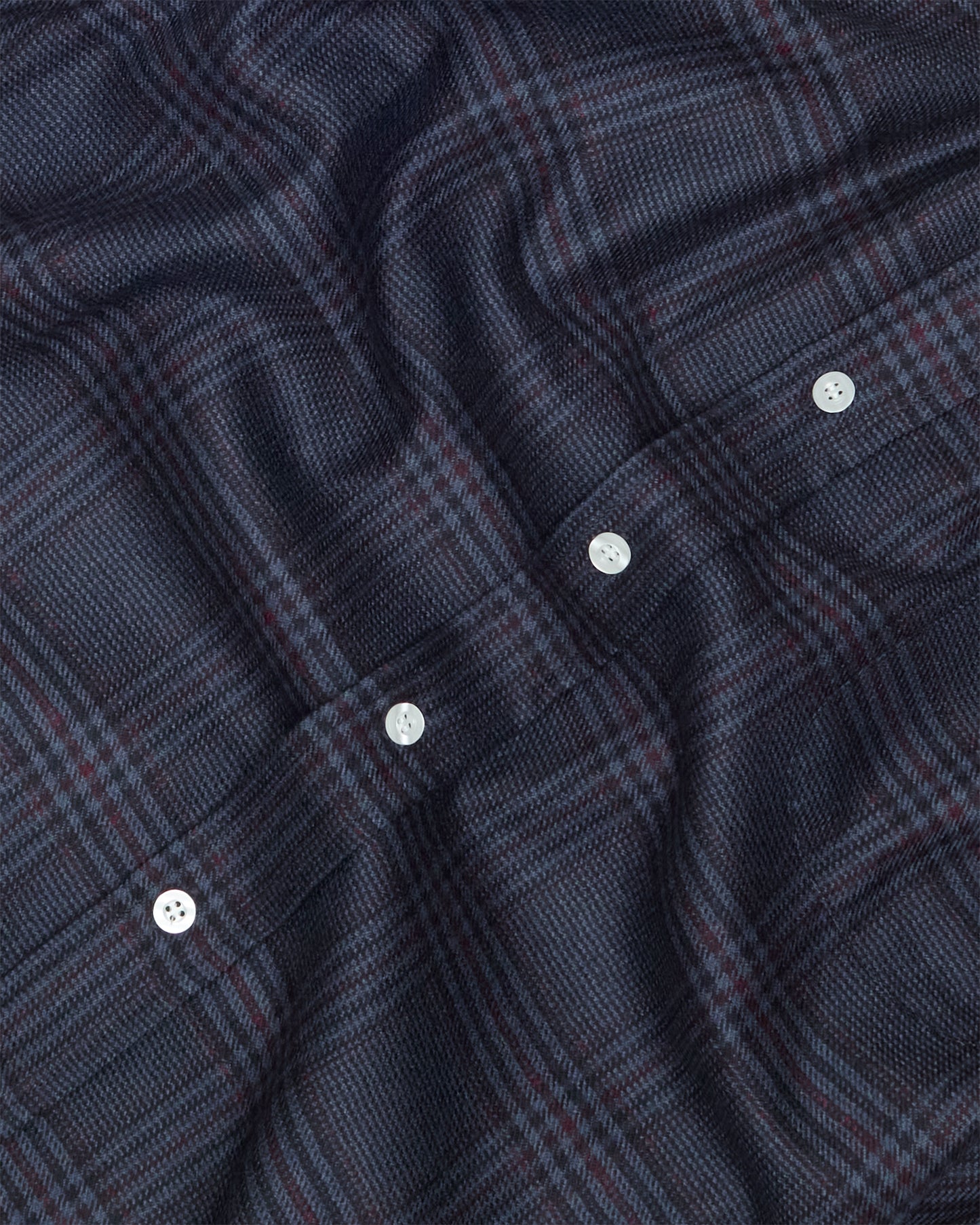 Glen Check Wool Ivy Shirt