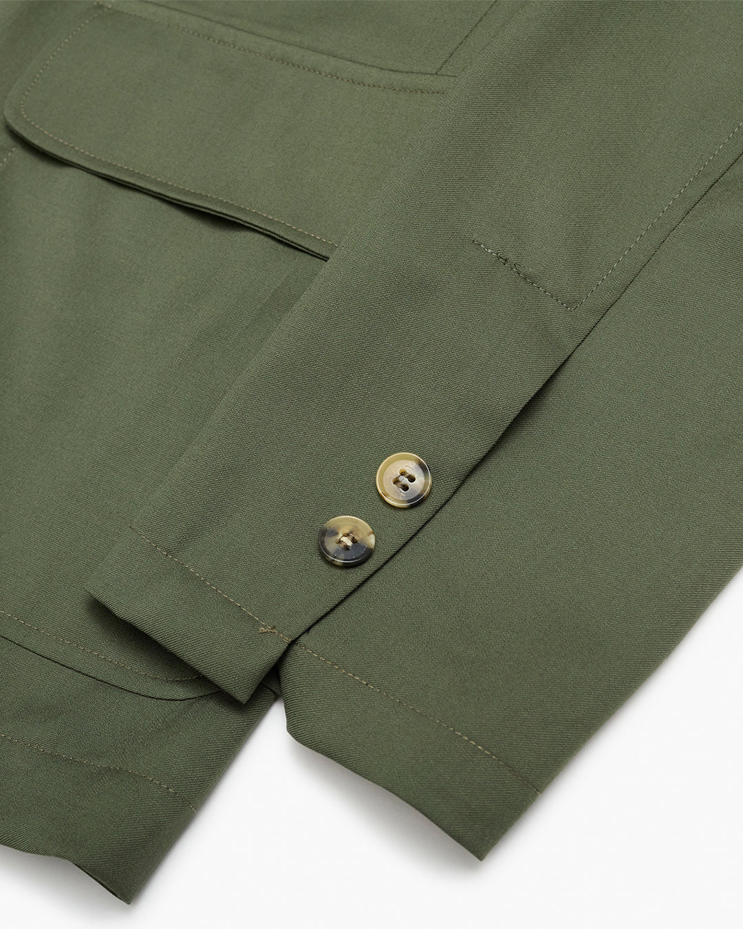 Green Holland & Sherry Tropical Wool Ivy Jacket