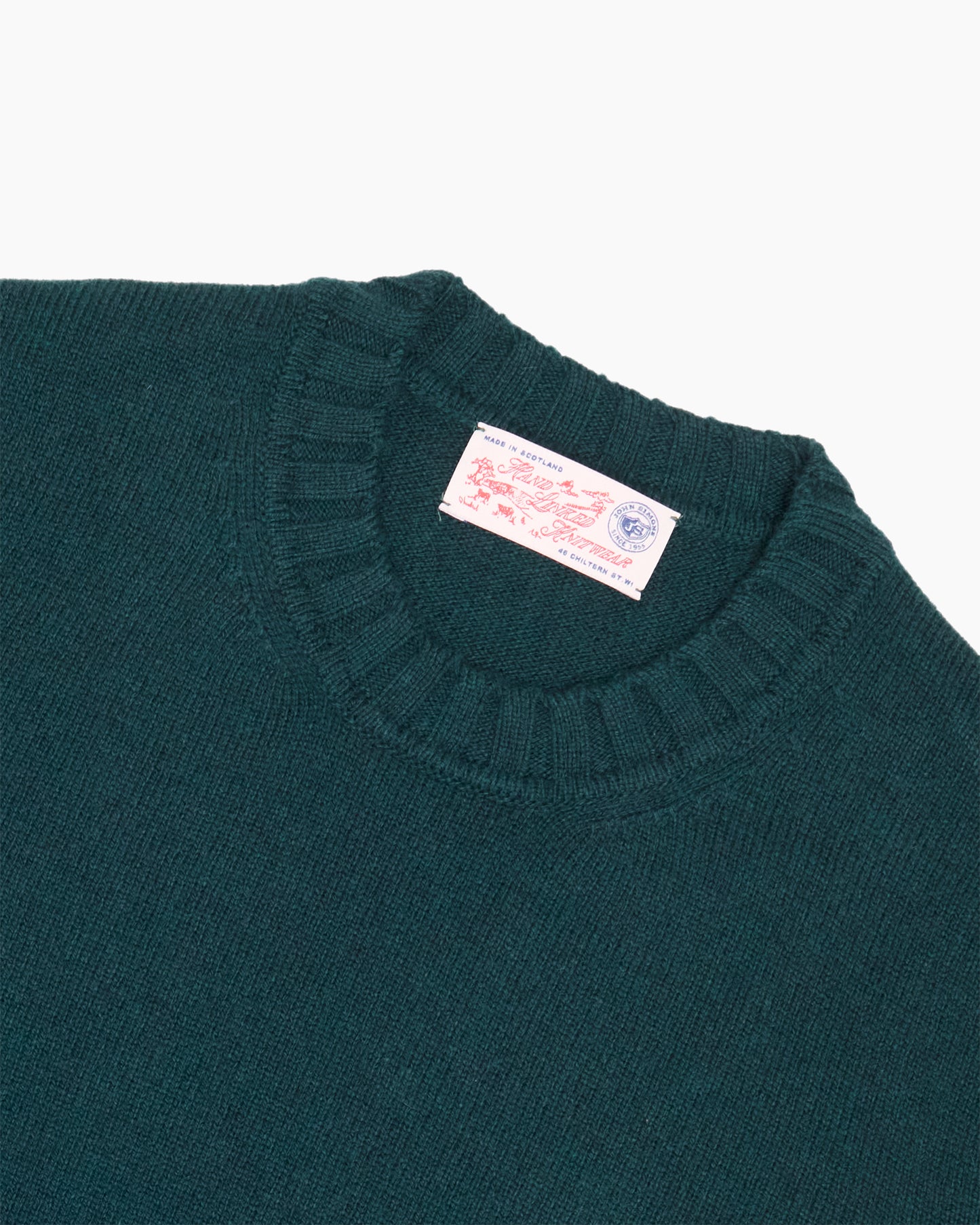 Green Super Soft Shetland Knit Jumper
