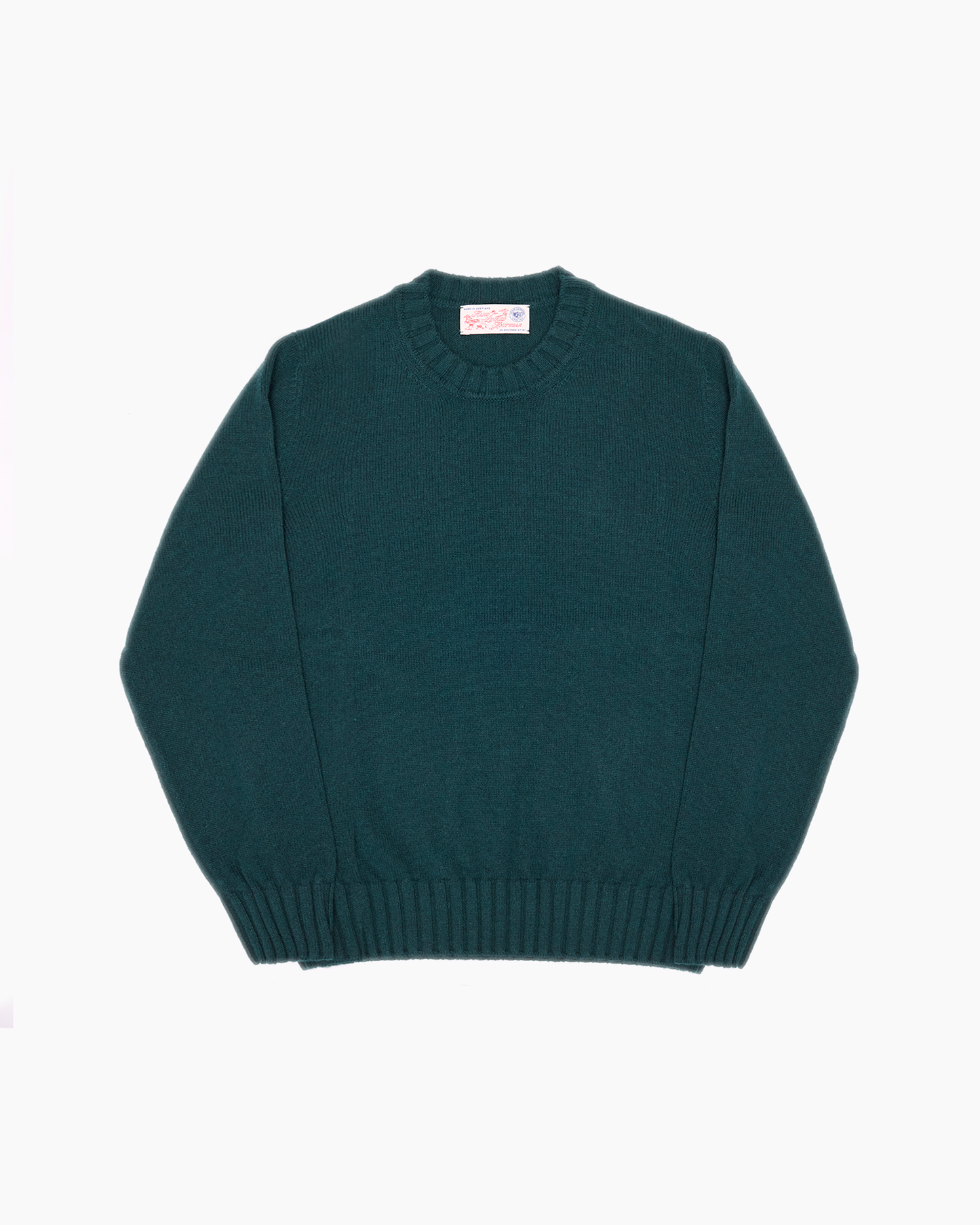 Green Super Soft Shetland Knit Jumper