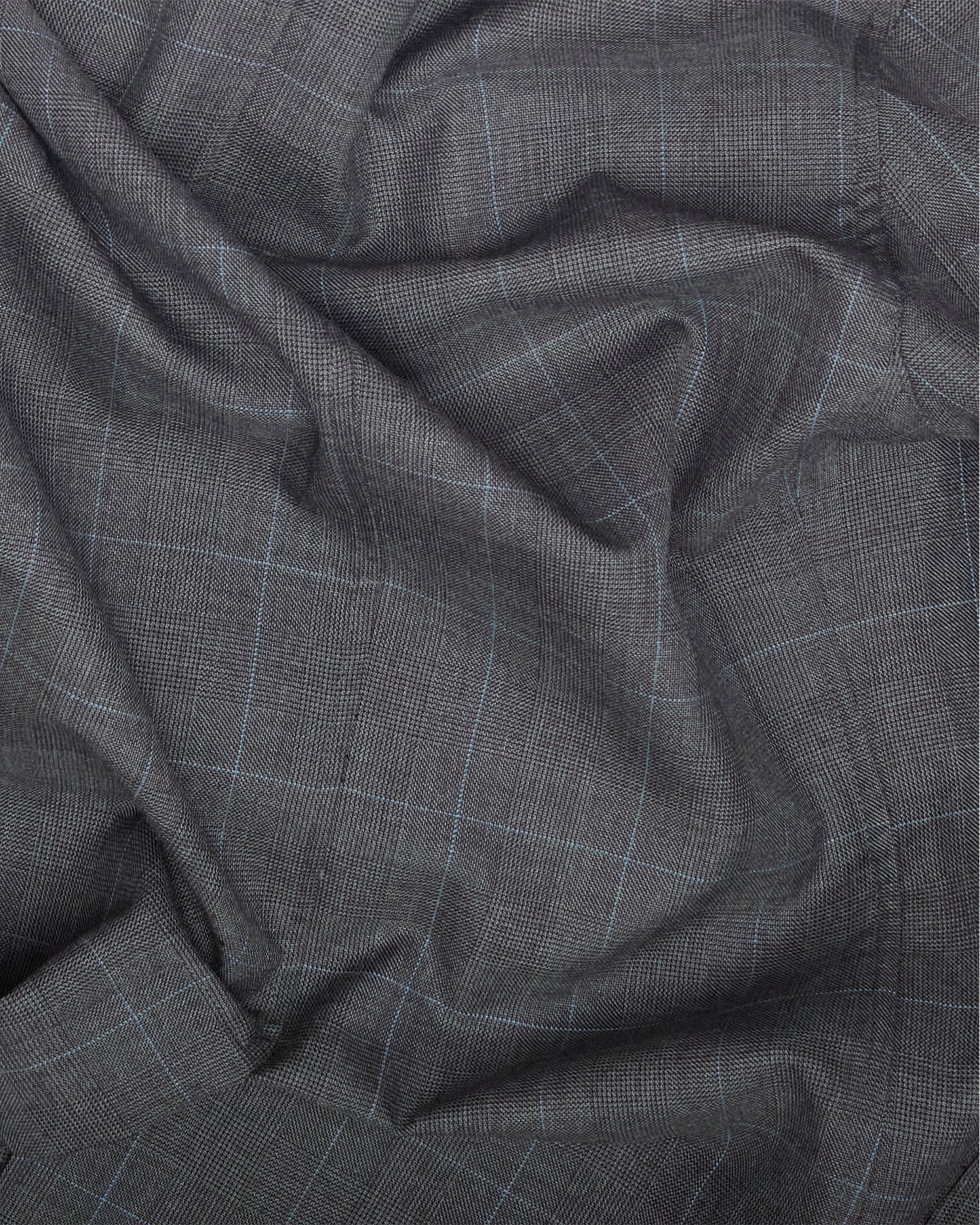 Grey Prince of Wales Wool Check Ivy Jacket