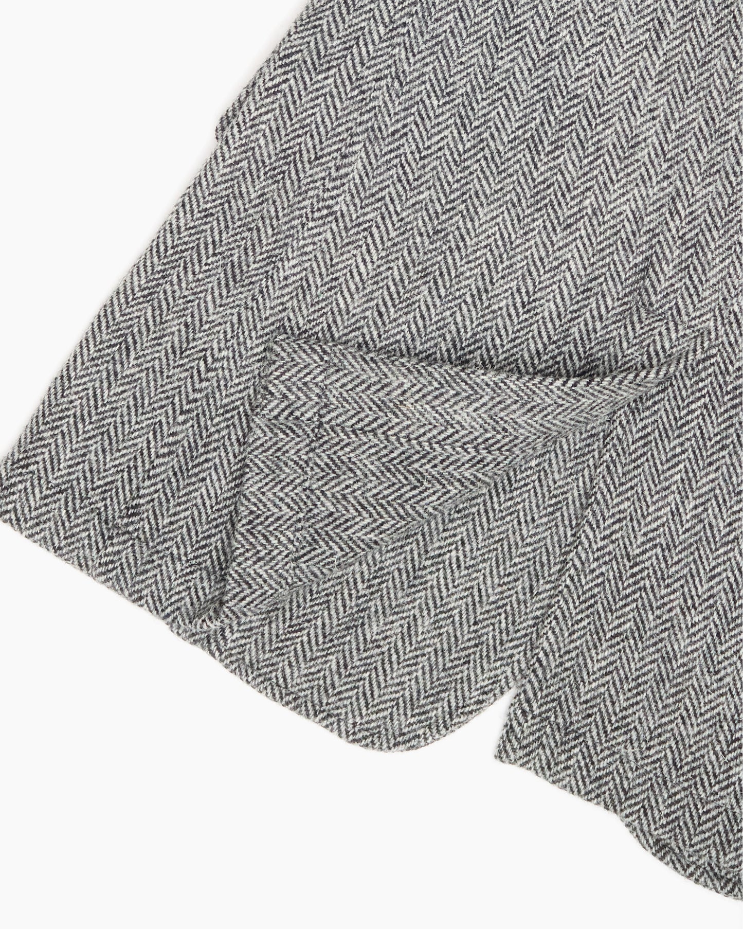 Grey Herringbone Heavyweight Harris Tweed Ivy Jacket