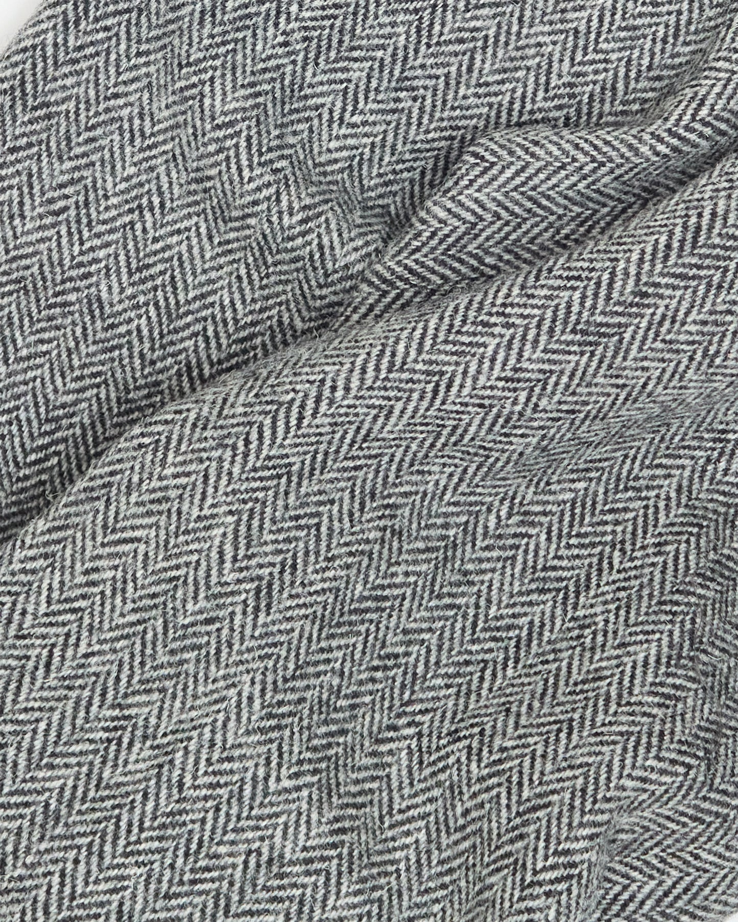 Grey Herringbone Heavyweight Harris Tweed Ivy Trousers