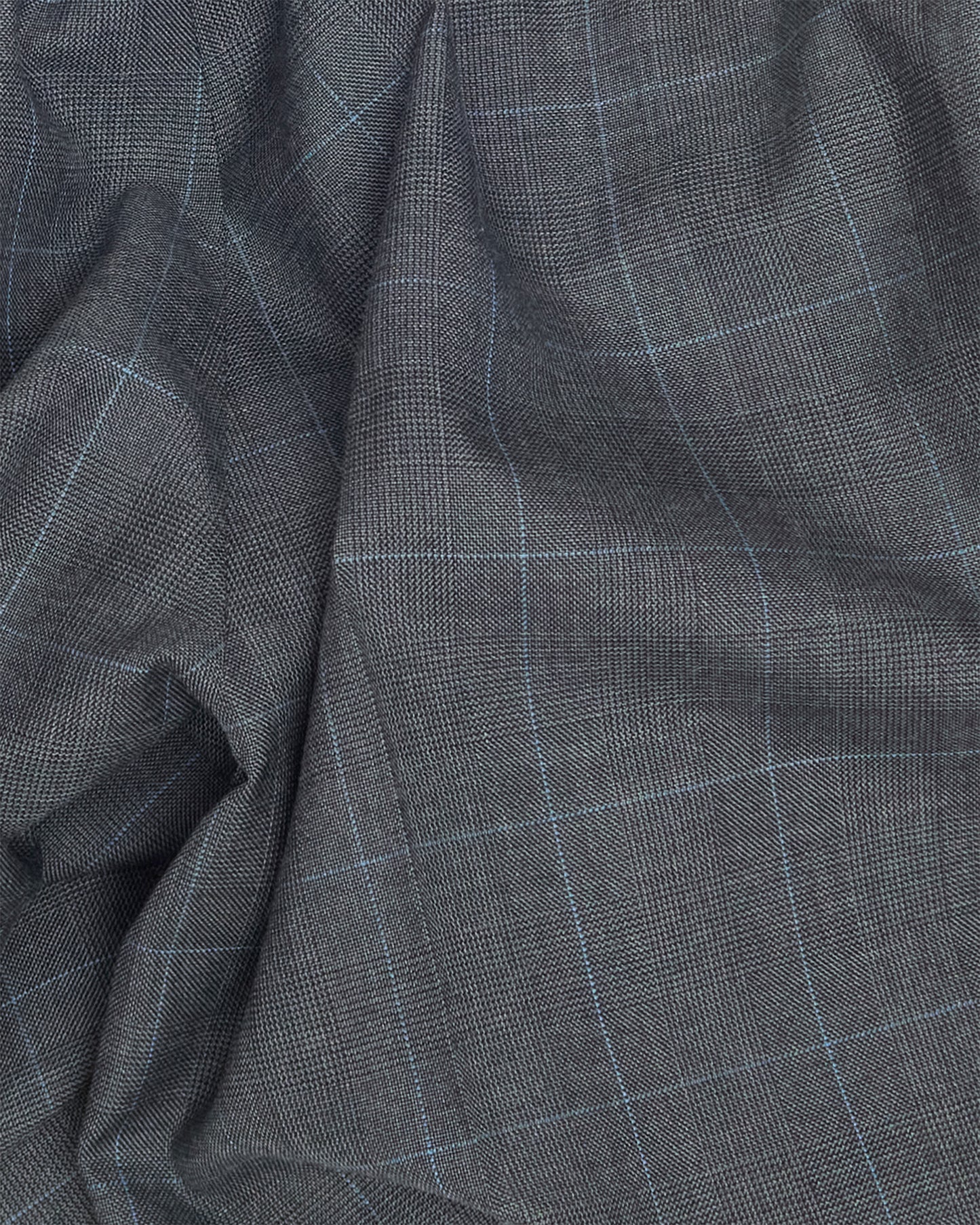 Grey Prince of Wales Wool Check Ivy Trousers