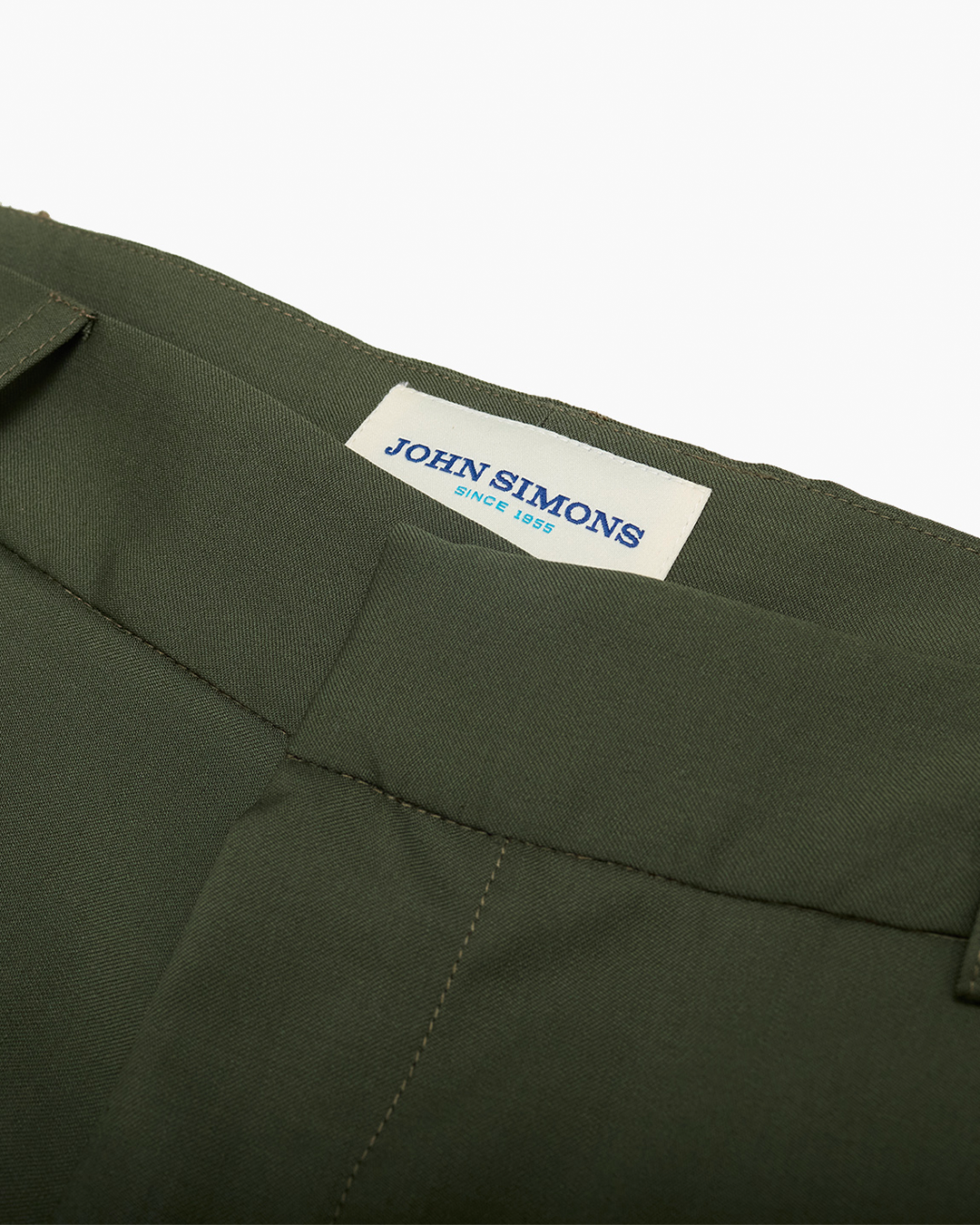 Green Holland & Sherry Tropical Wool Ivy Trouser