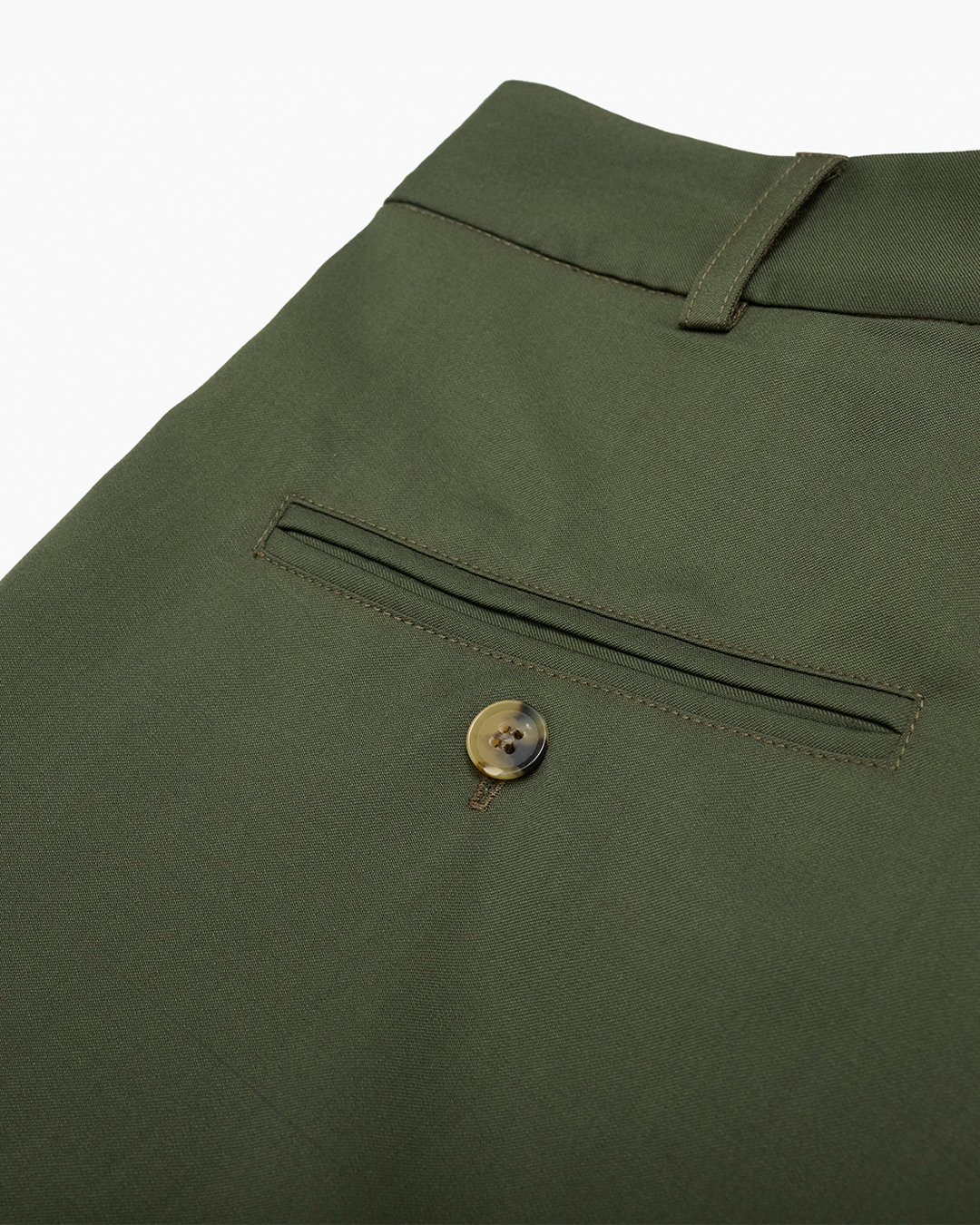 Green Holland & Sherry Tropical Wool Ivy Trouser