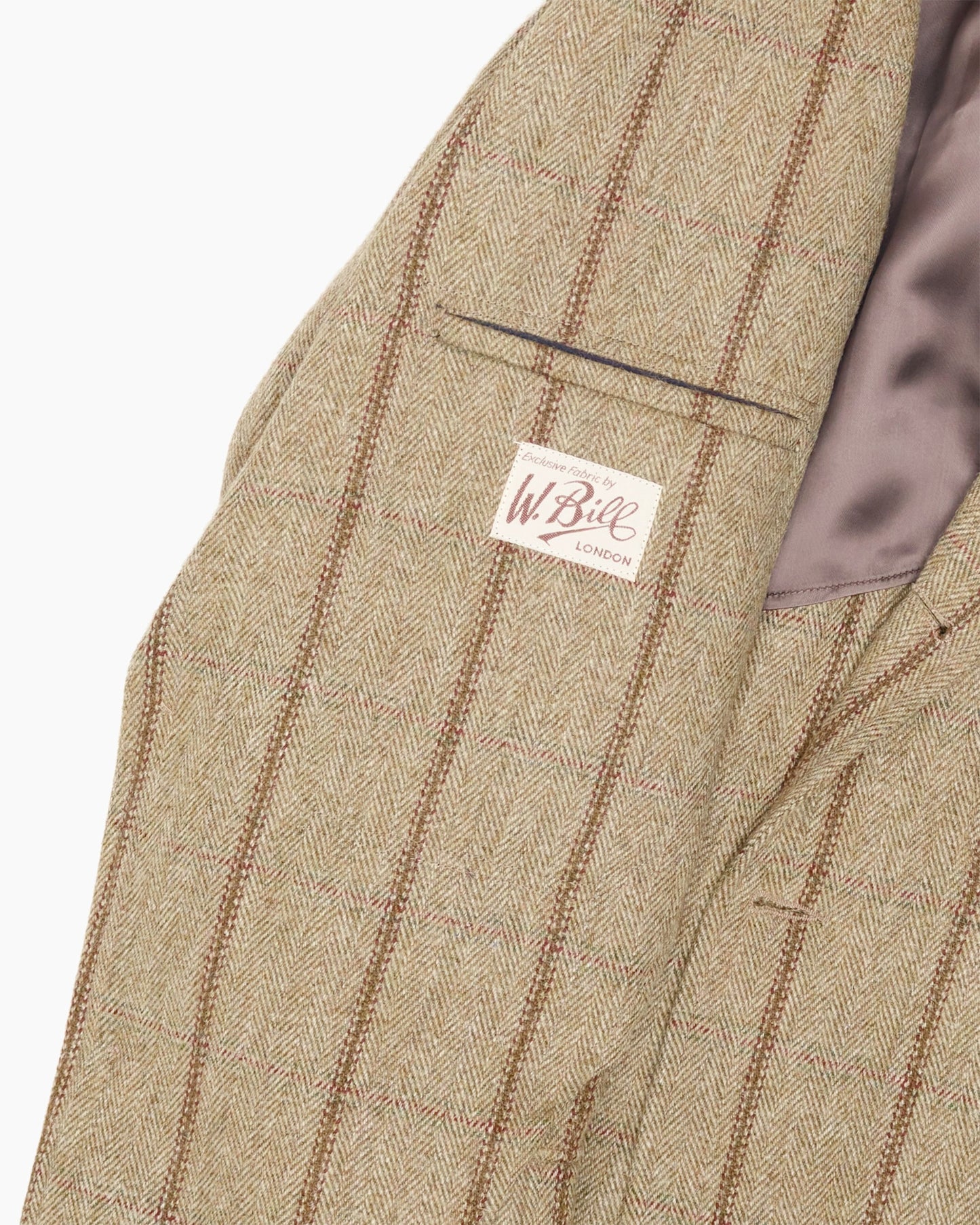 Archive Brown Striped Check W. Bill Tweed Ivy Jacket