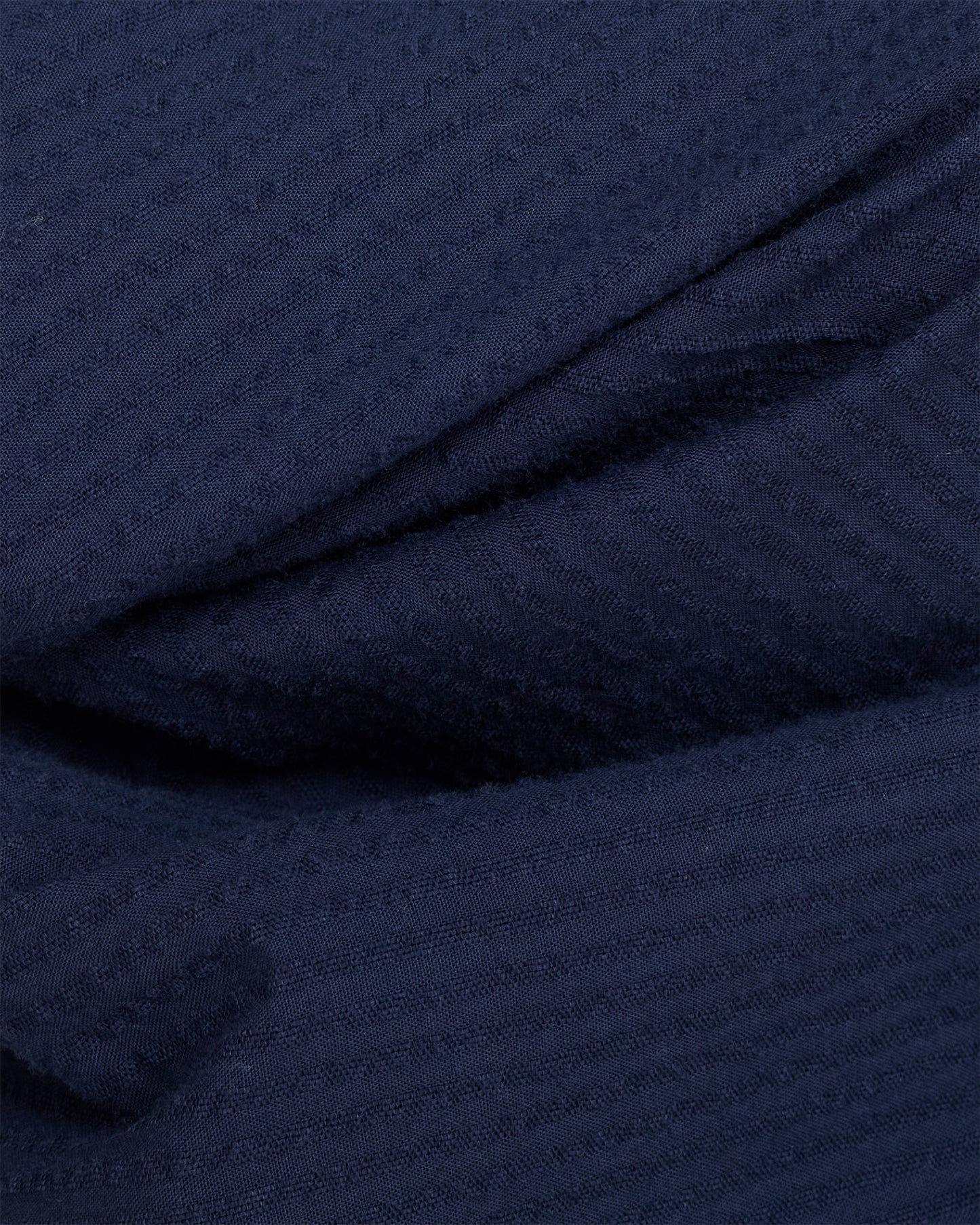 Navy Japanese Seersucker Ivy Trouser