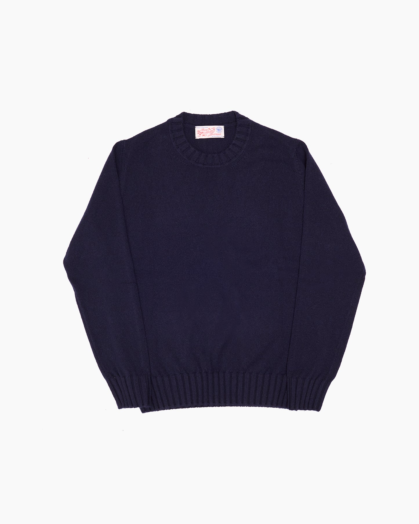 Navy Super Soft Shetland Knit Jumper