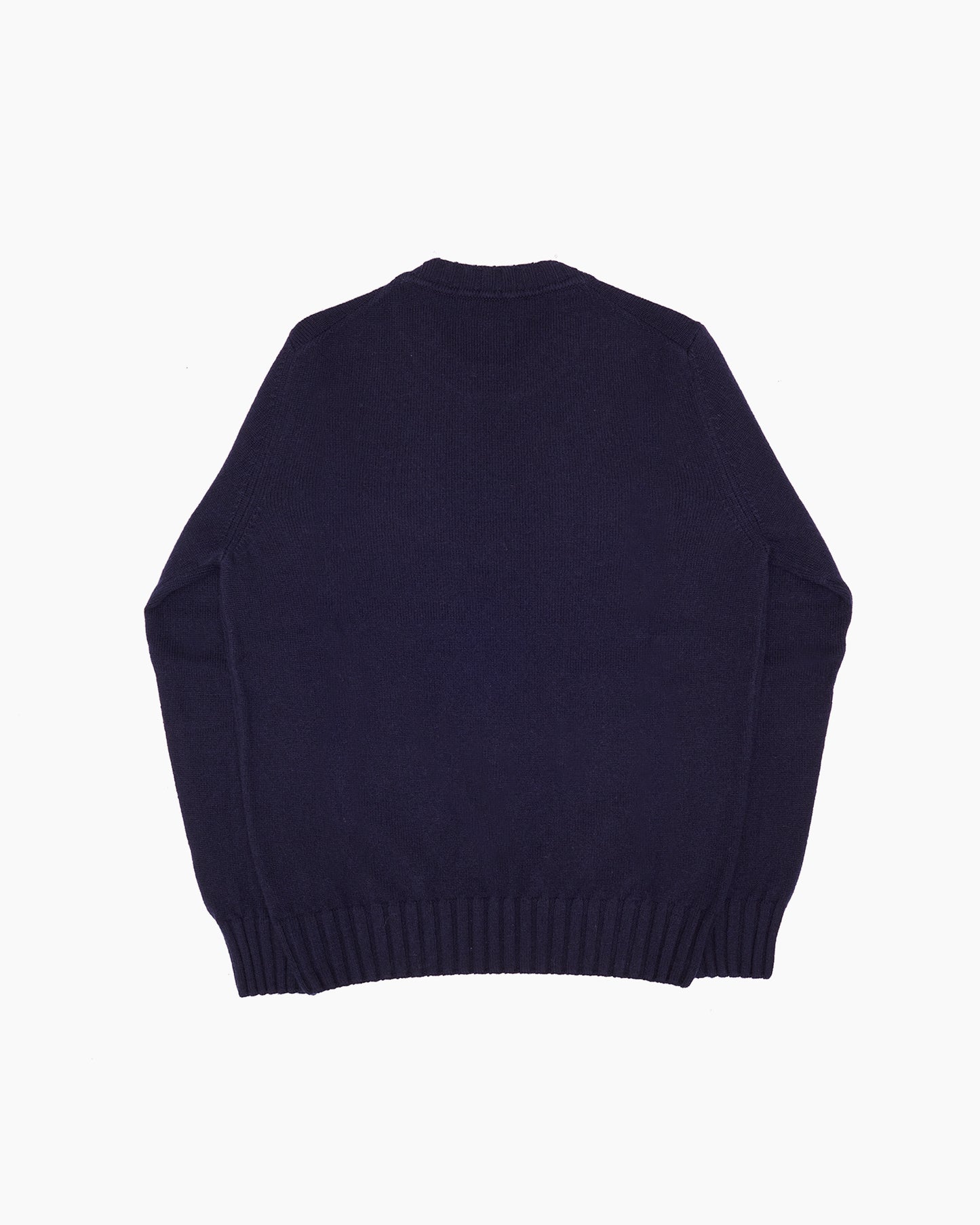 Navy Super Soft Shetland Knit Jumper