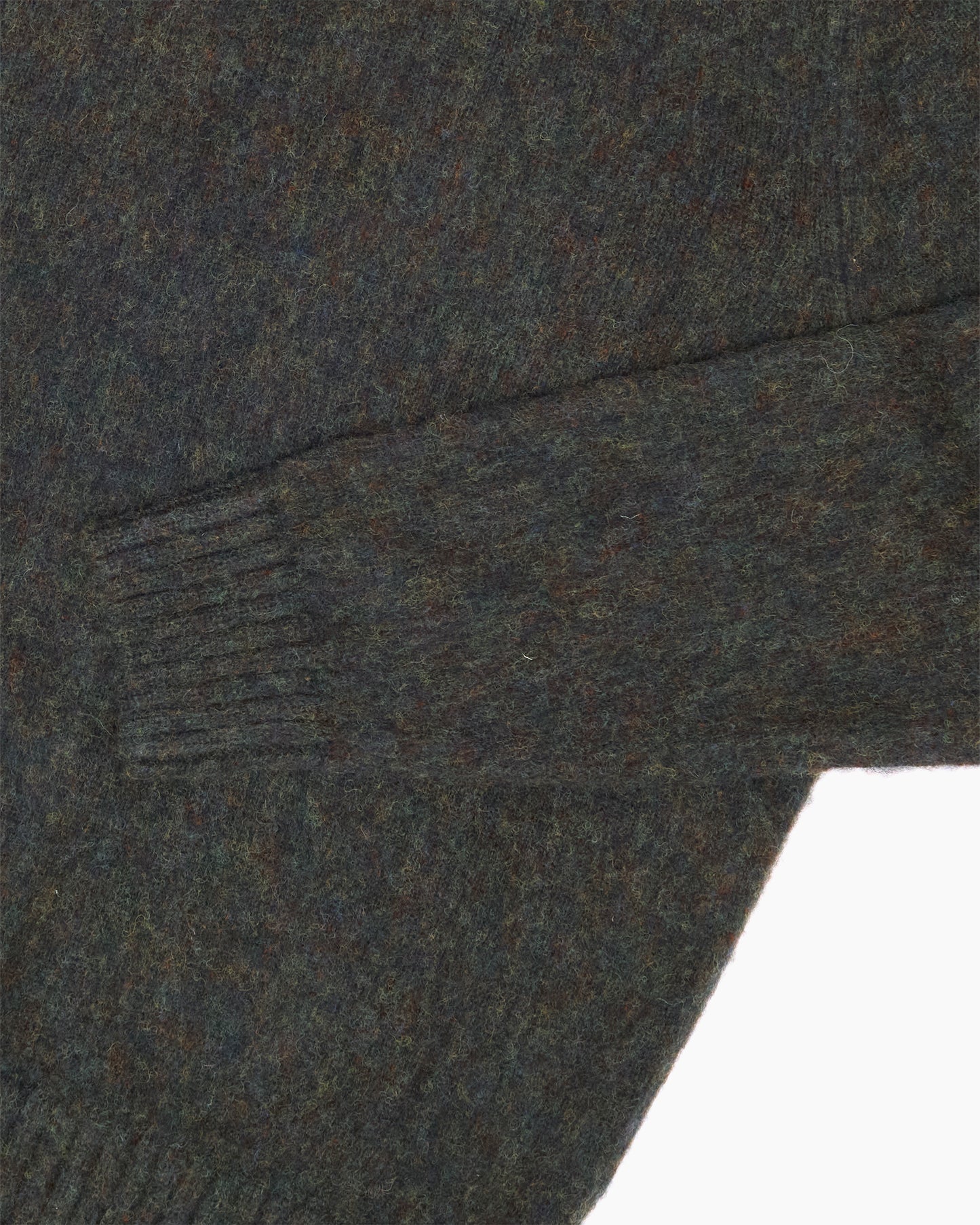 Nori Melange Brushed Shetland Knit Jumper
