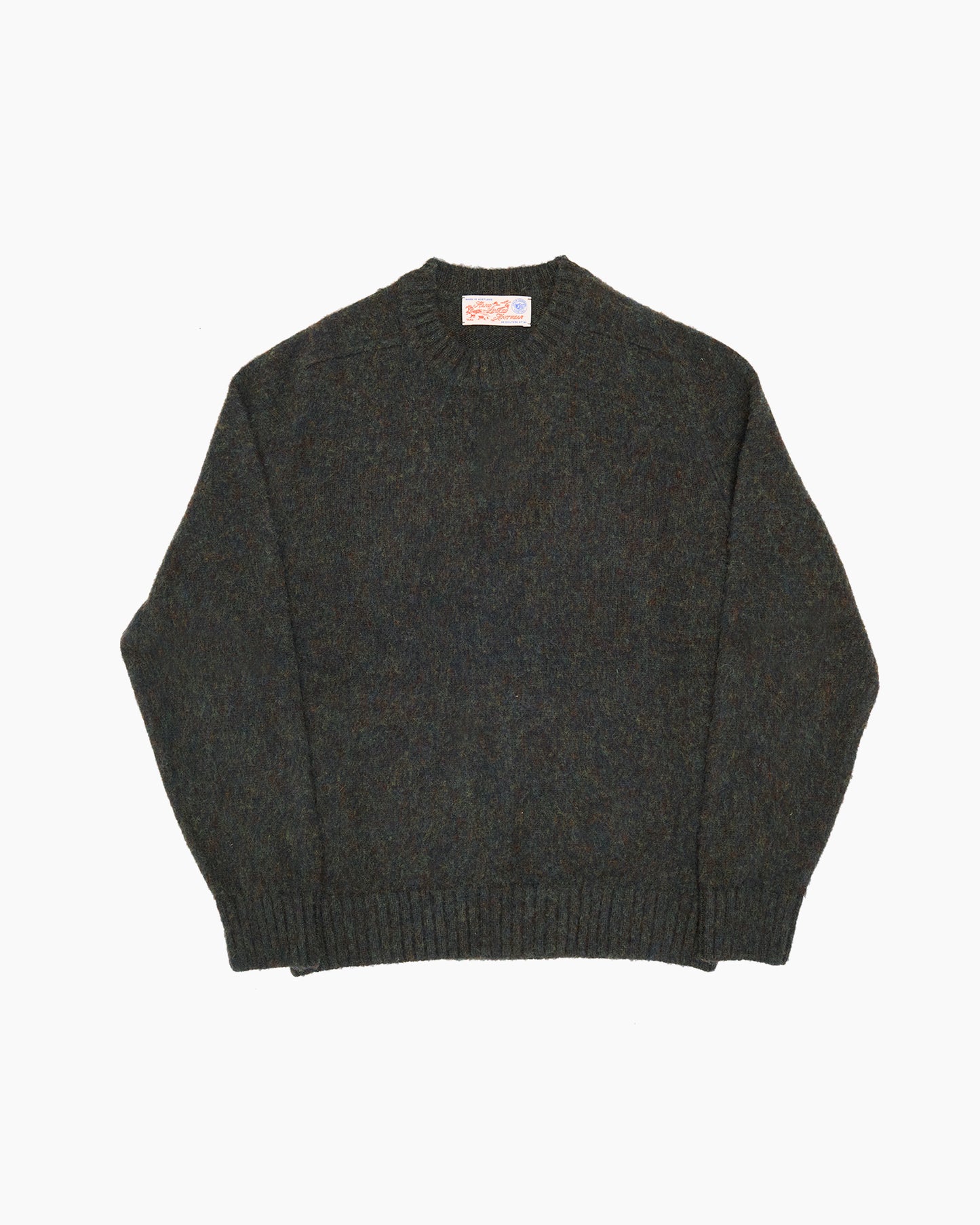 Nori Melange Brushed Shetland Knit Jumper