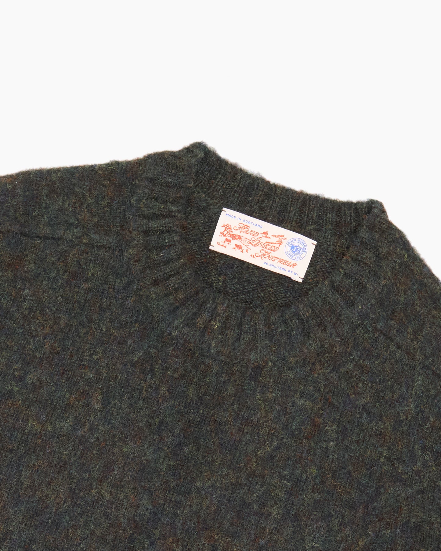 Nori Melange Brushed Shetland Knit Jumper