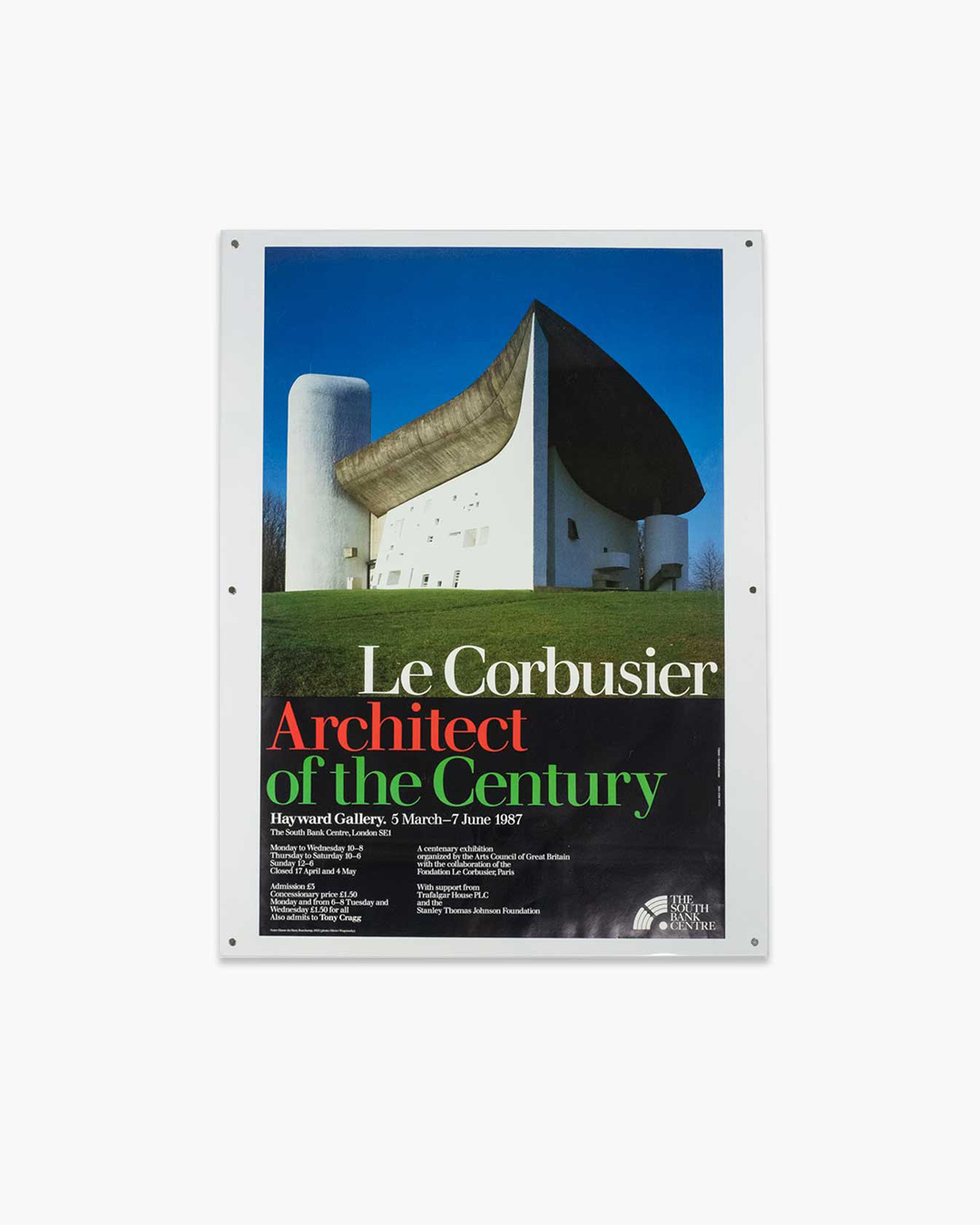 Le Corbusier - Architect of the Century Poster – JOHN SIMONS