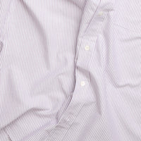 Purple University Stripe Oxford Ivy Shirt