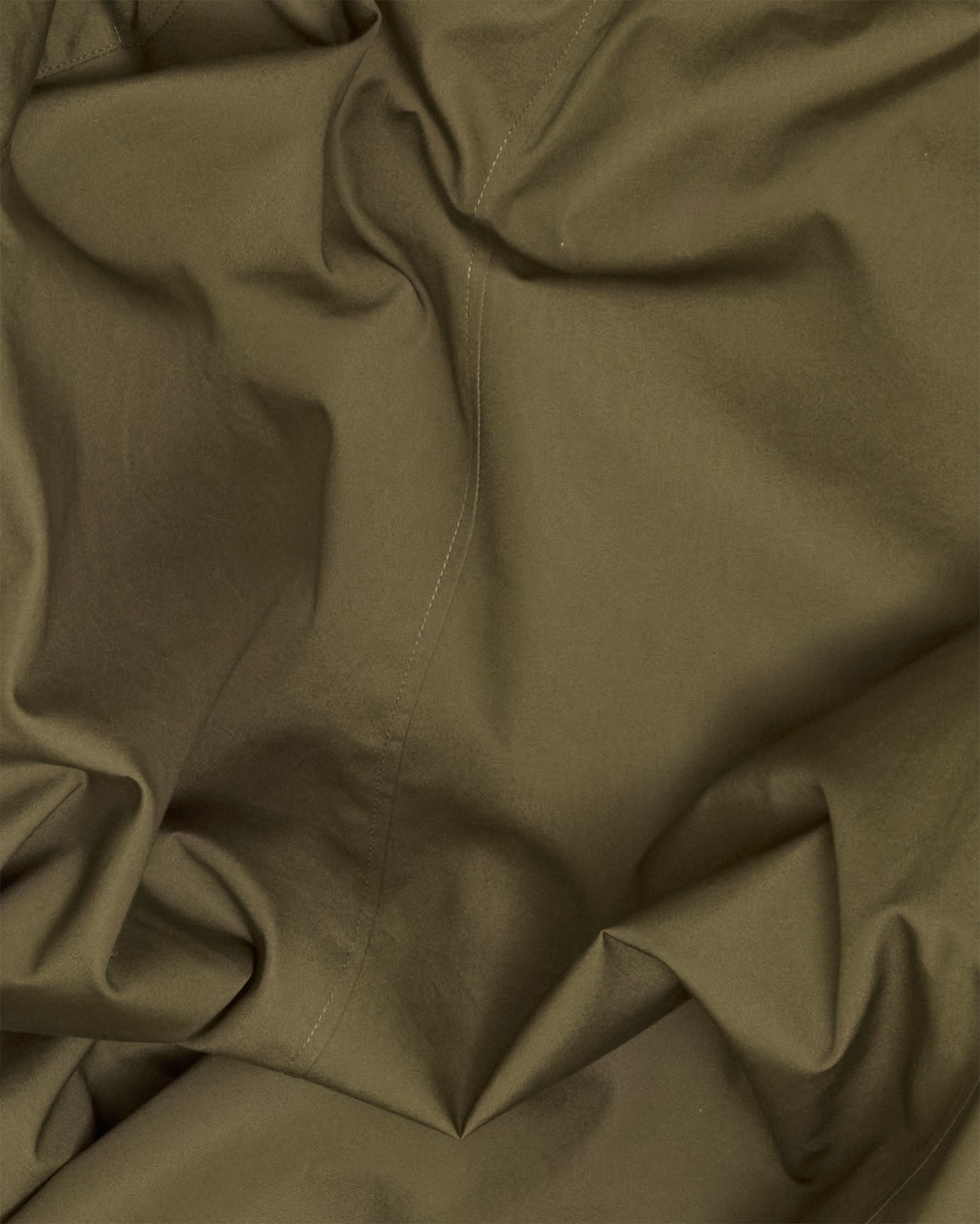 Full Length Olive Raincoat