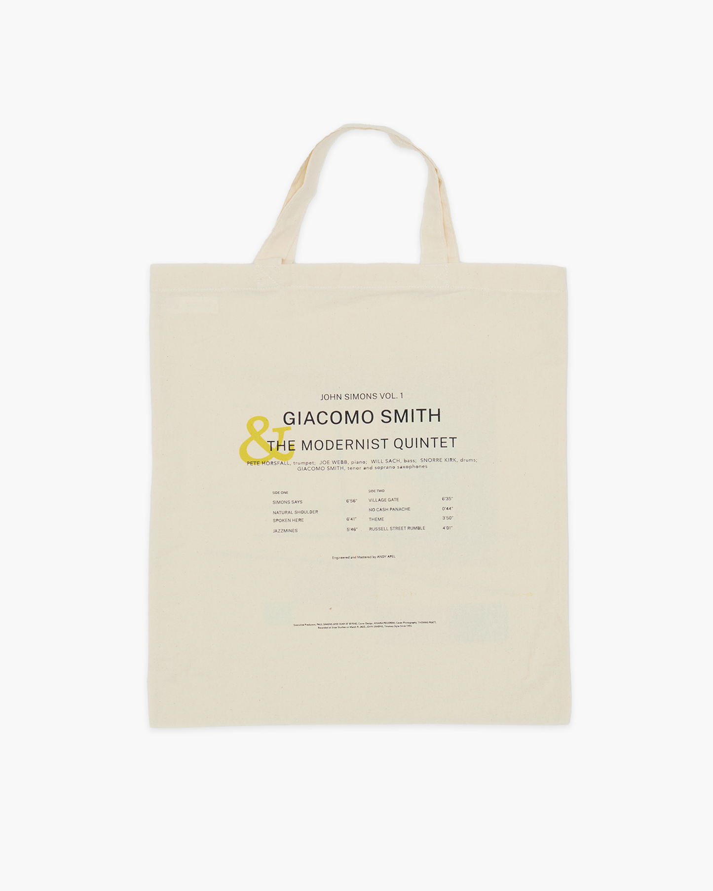 John Simons: Vol 1 by Giacomo Smith & The Modernist Quintet 12" Vinyl Record