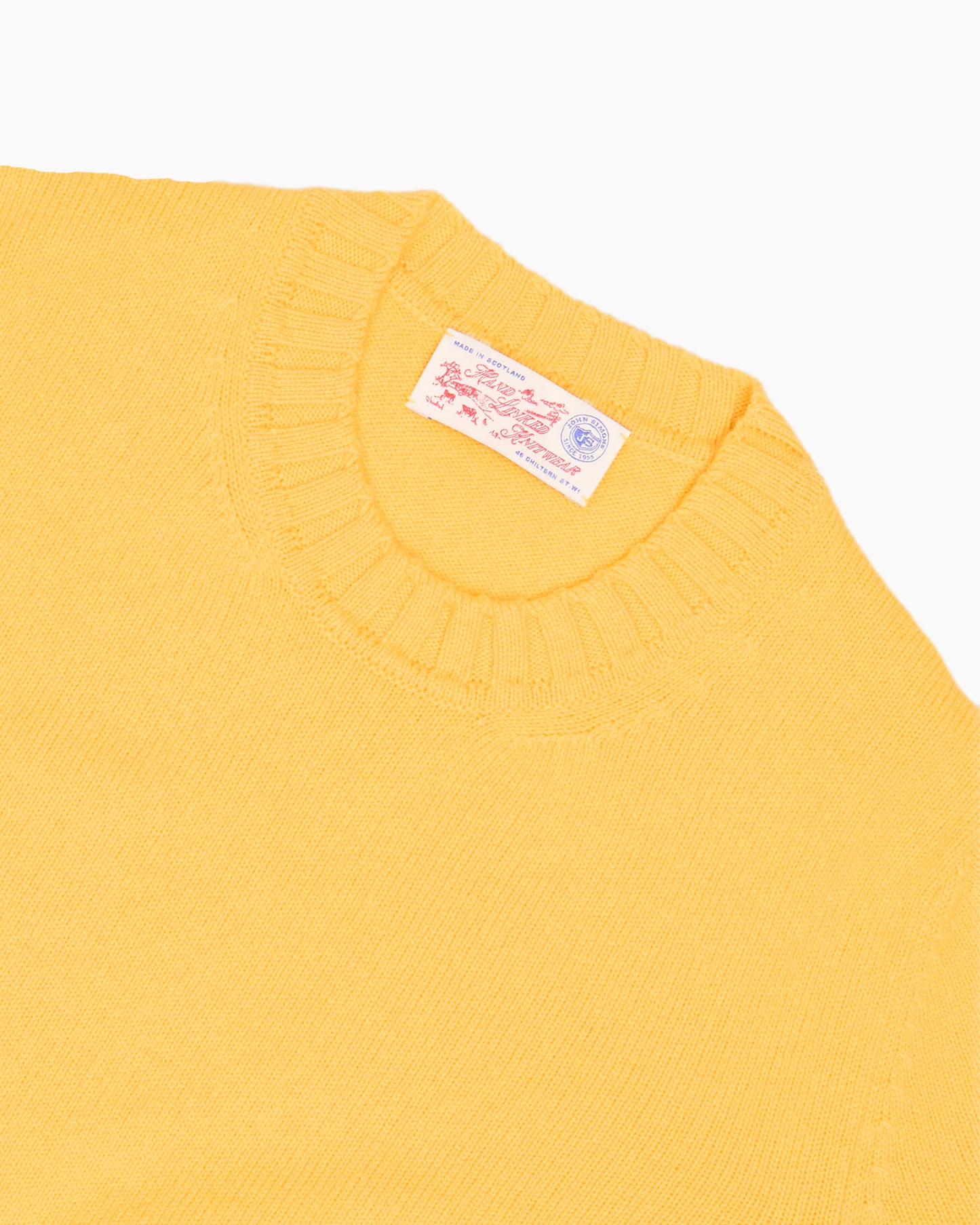 Yellow Super Soft Shetland Knit Jumper