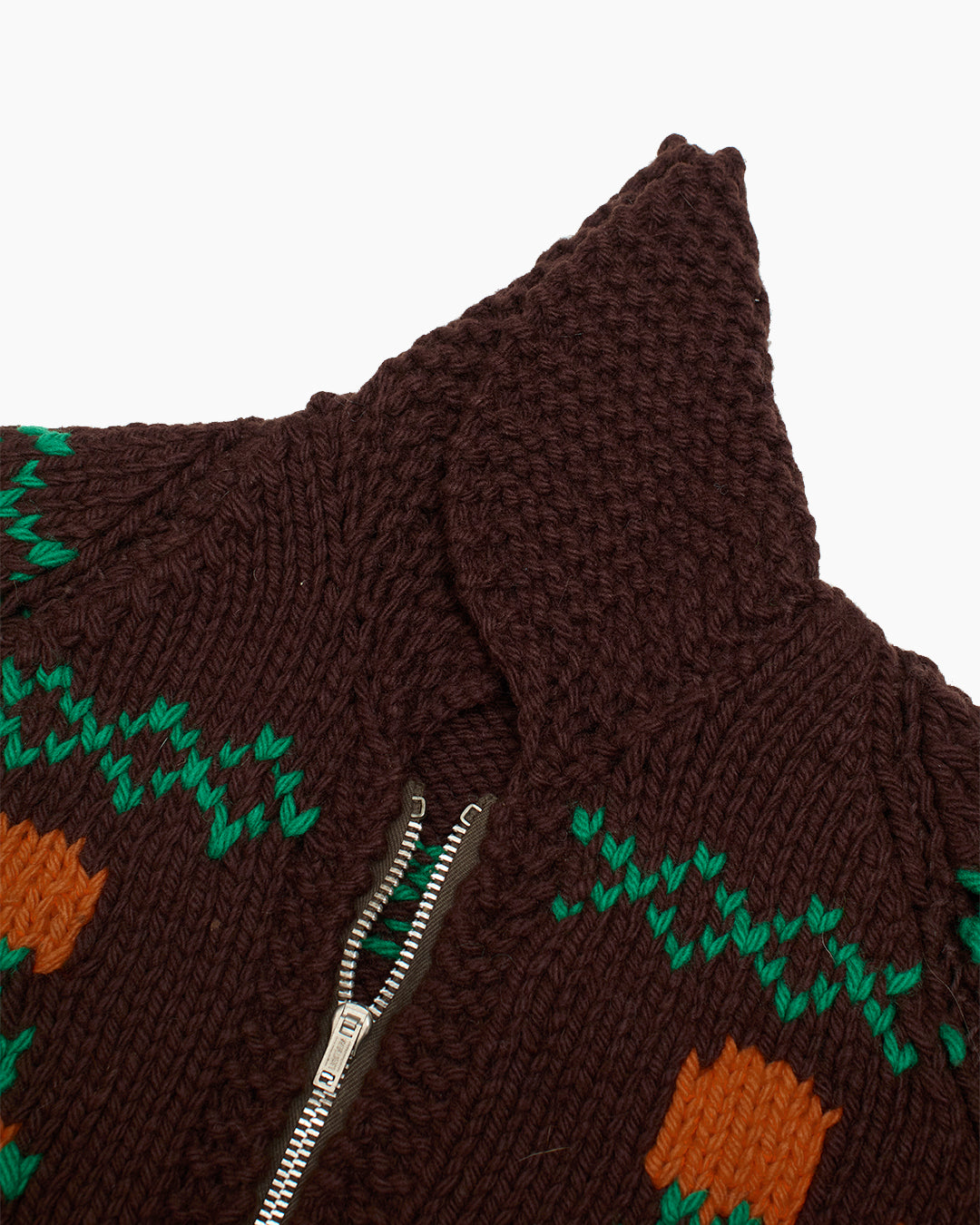 Kids Vintage Knitted Wool Cowichan Cardigan