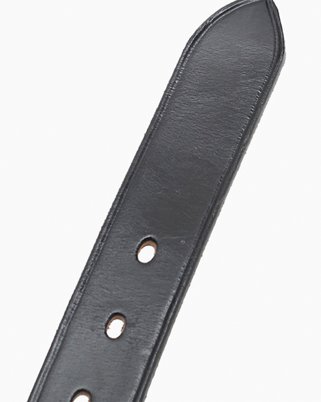JS x McRostie Black Bridle 1 1/4 Inch Leather Belt