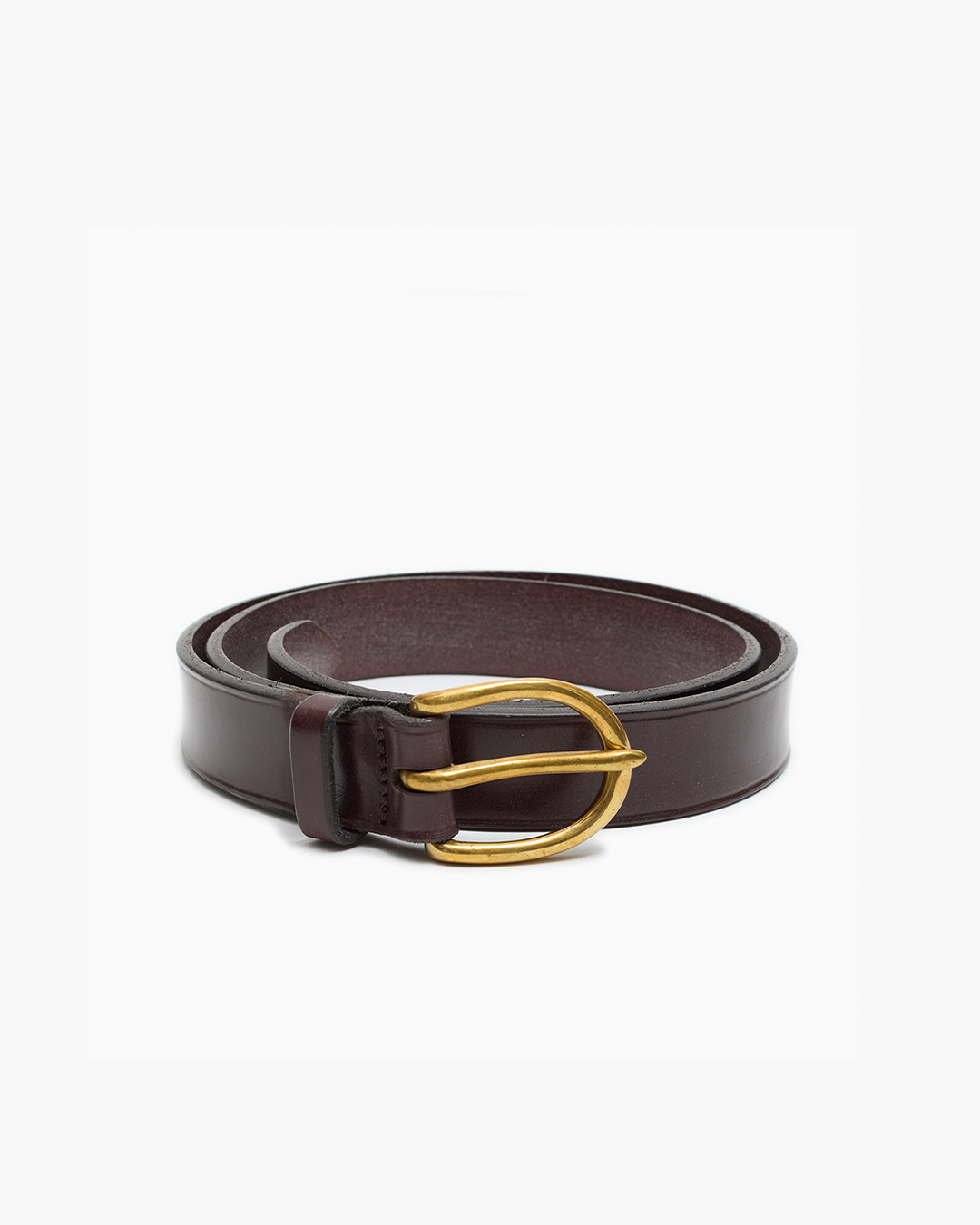 JS x McRostie Brown Bridle 1 1/4 Inch Leather Belt