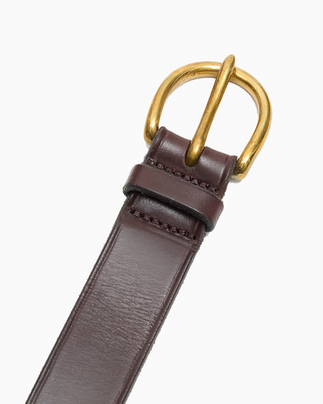 JS x McRostie Brown Bridle 1 1/4 Inch Leather Belt