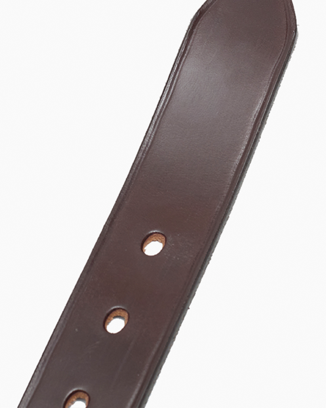 JS x McRostie Brown Bridle 1 1/4 Inch Leather Belt
