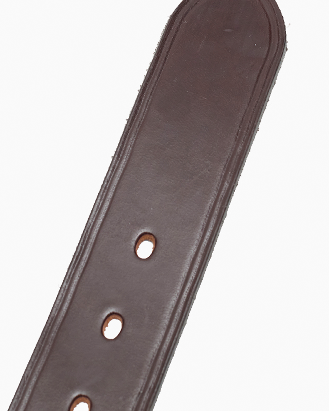 JS x McRostie Brown Bridle 1 1/2 Inch Leather Belt