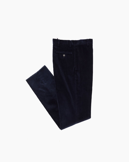 Navy Corduroy Trouser Made in Lancashire
