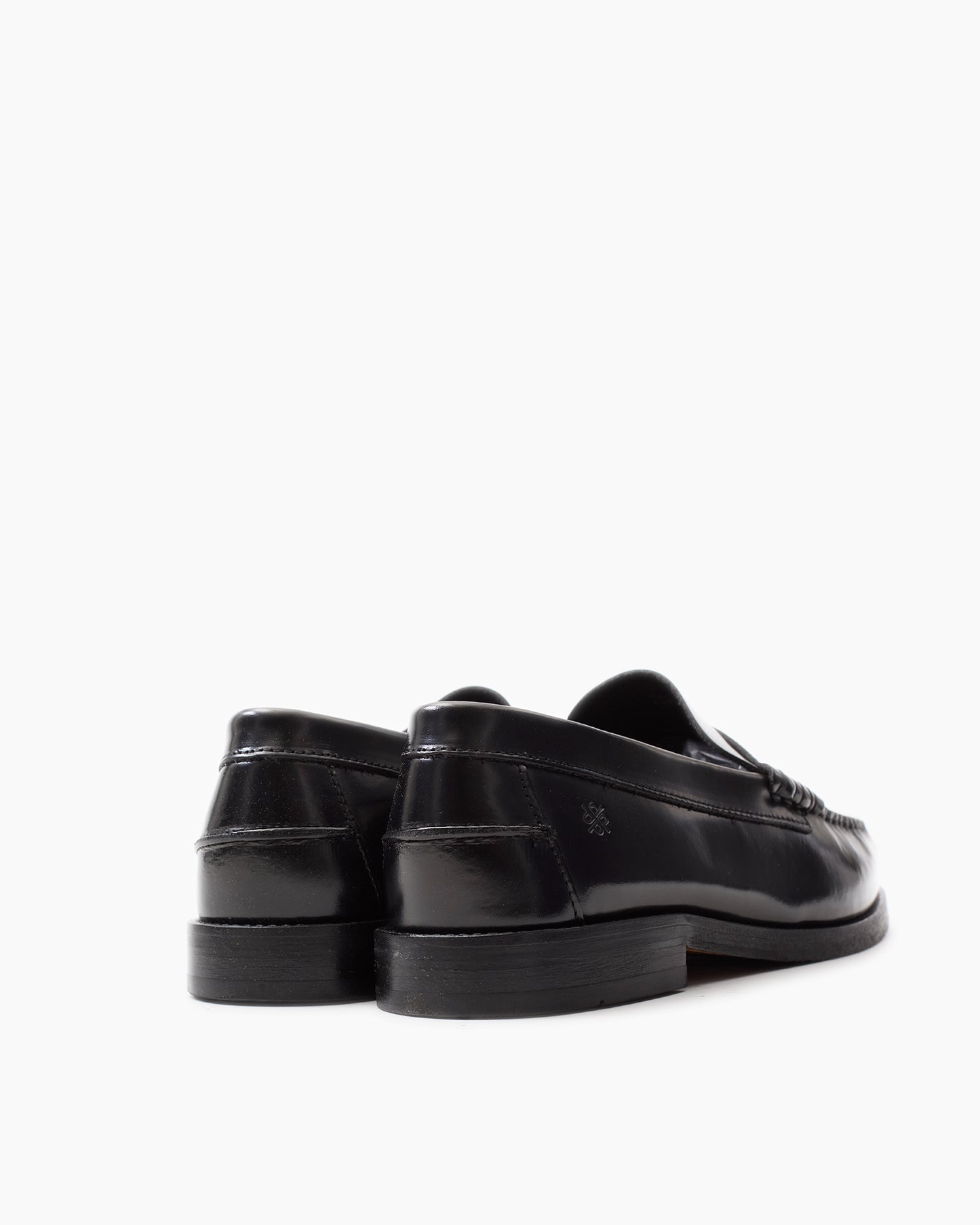 Black Dallas Polido Leather Loafer