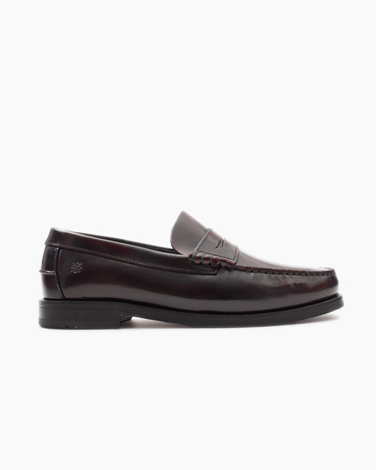 Burgundy Dallas Polido Leather Loafer