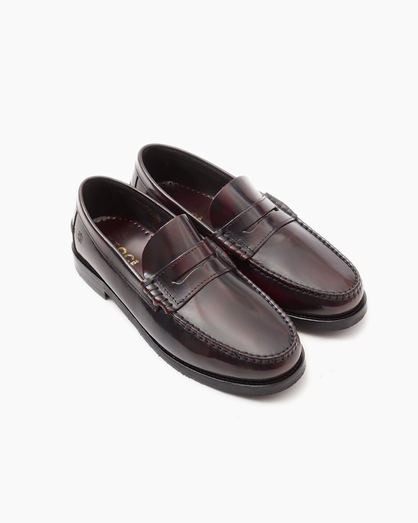 Burgundy Dallas Polido Leather Loafer