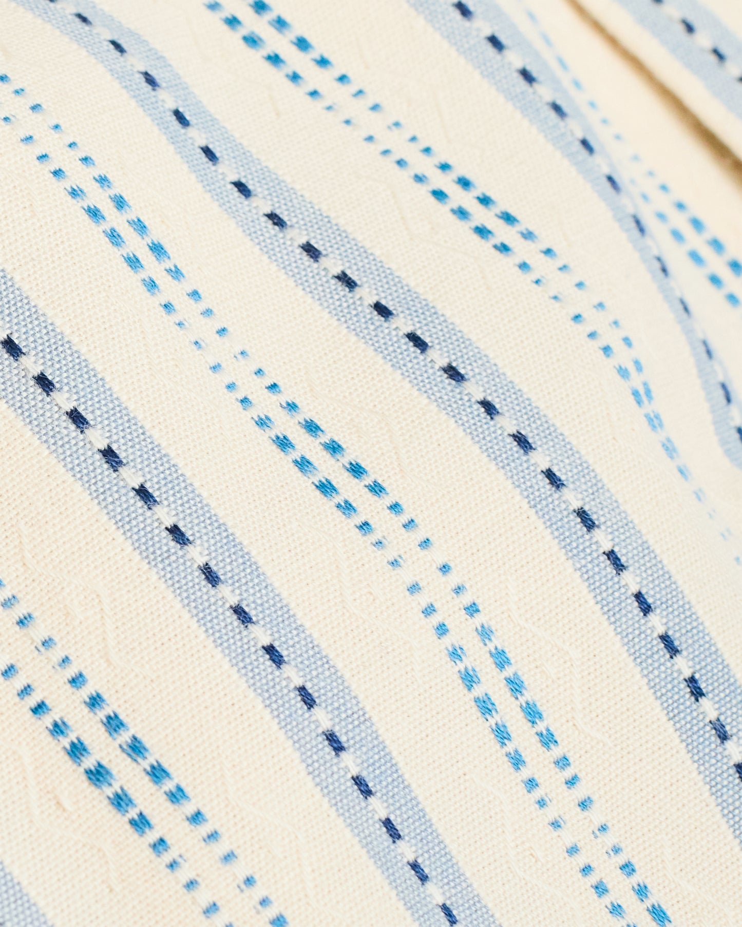 S1020 Beige Striped Work Shirt