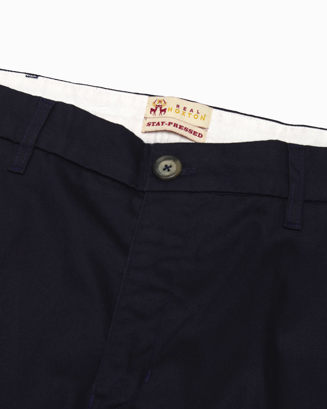 Navy Stay Press Trouser