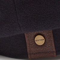 Navy Wool Cashmere Blend Cap