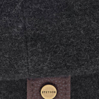 Grey Melton Wool Cap