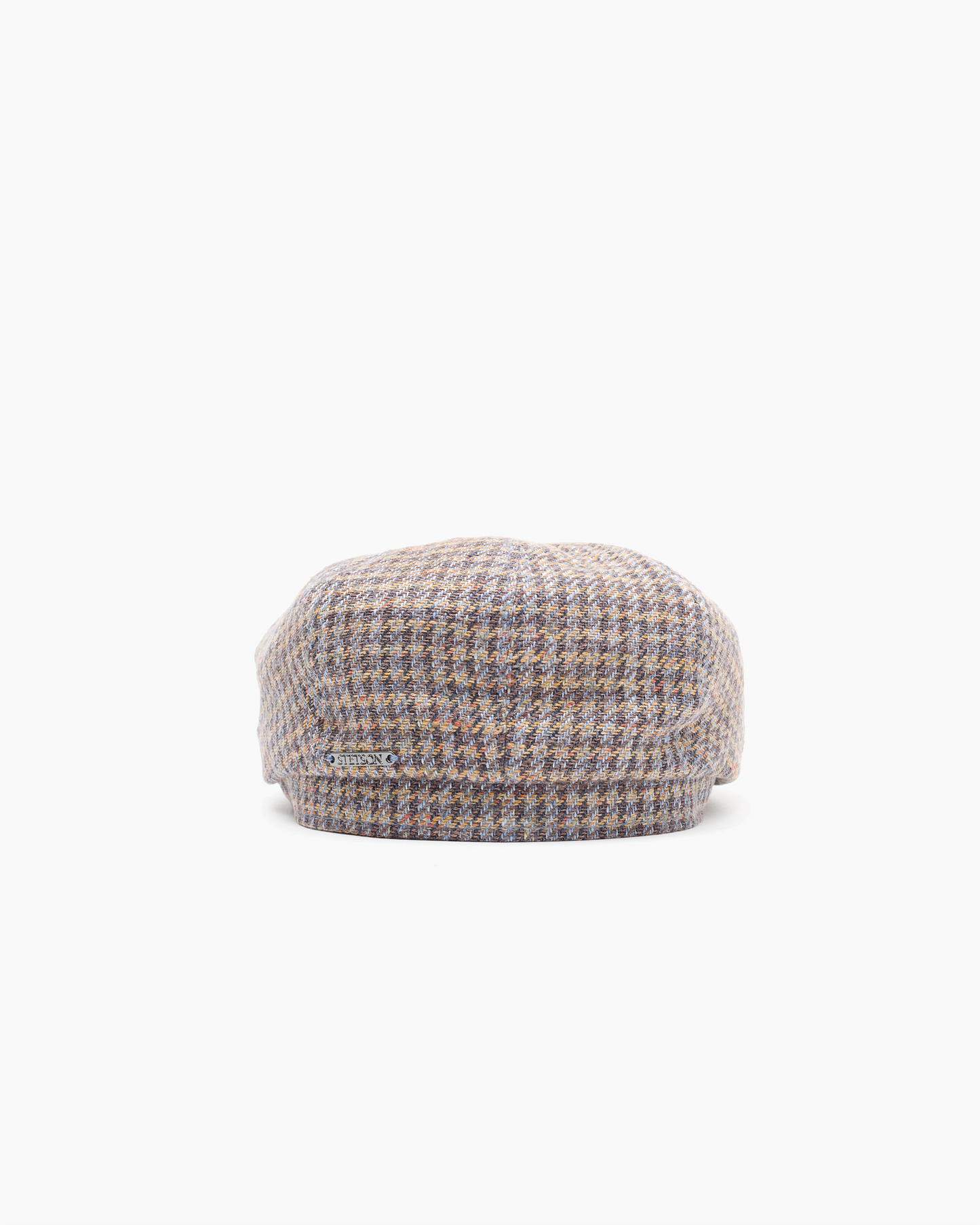 Dark Houndstooth Check Summer Cap