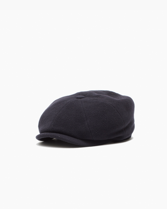 Navy Wool Cashmere Cap