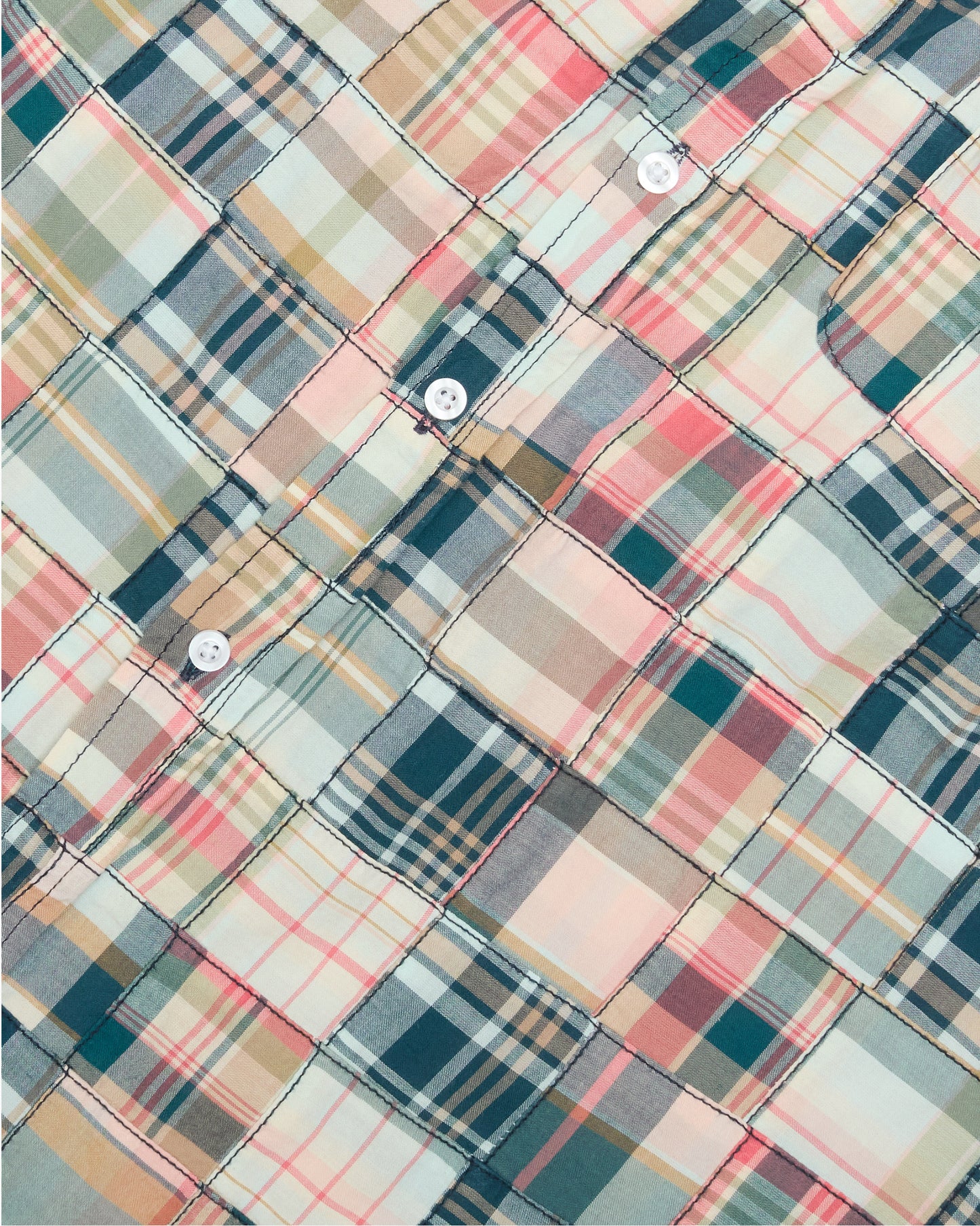 Vaughn Patchwork Madras Shirt