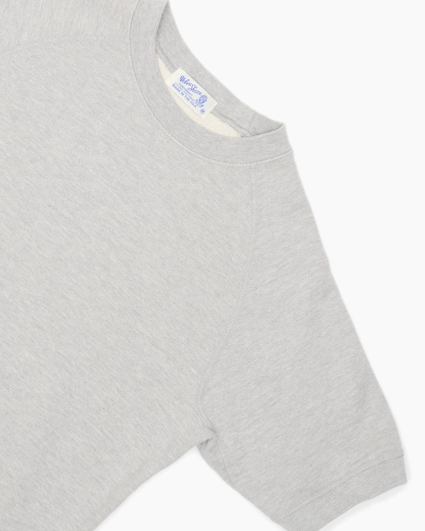 Sweat Raglan Short Sleeve Grey