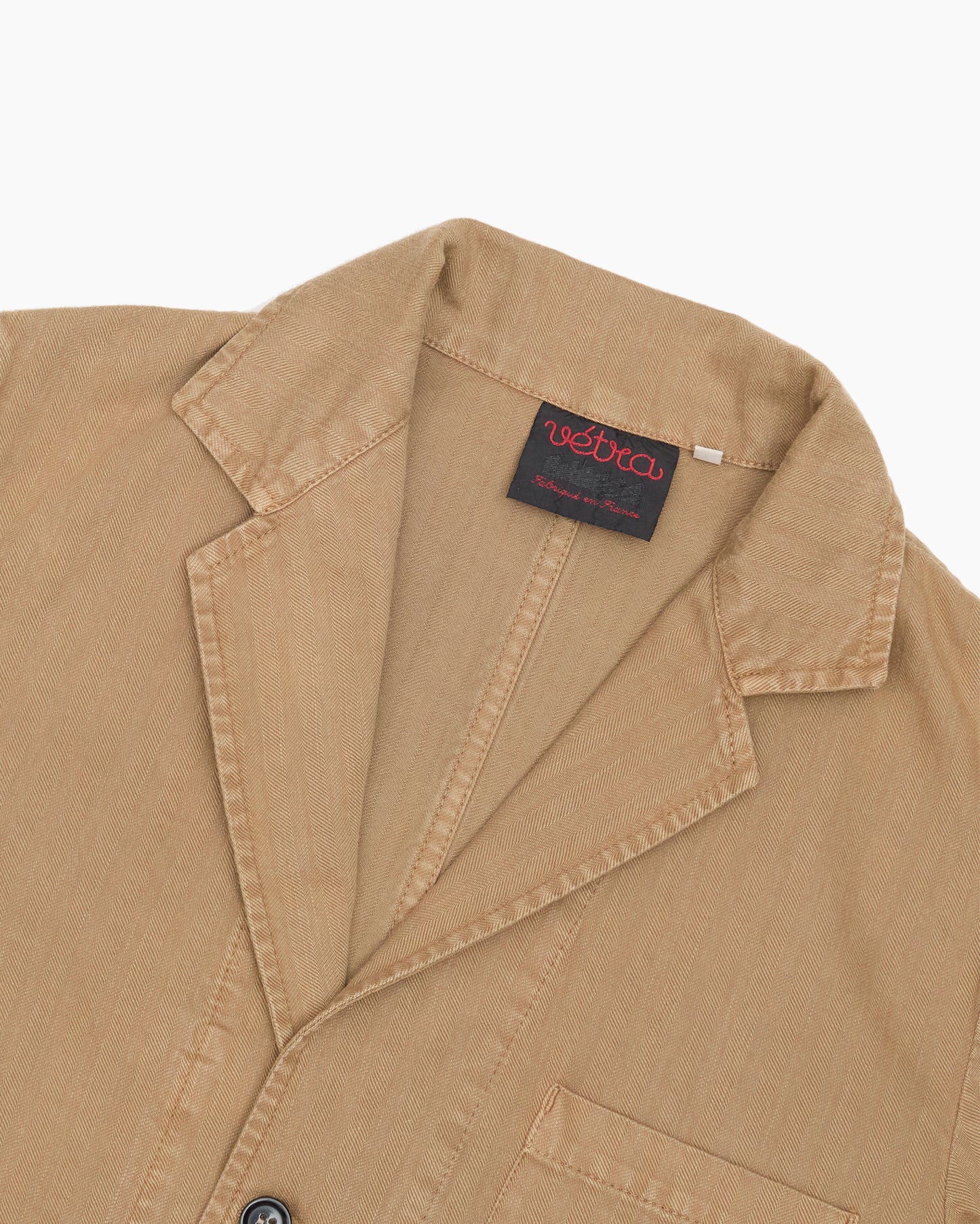 Desert Herringbone Cotton Drill Blazer
