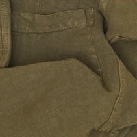 Olive Heavy Linen Trousers
