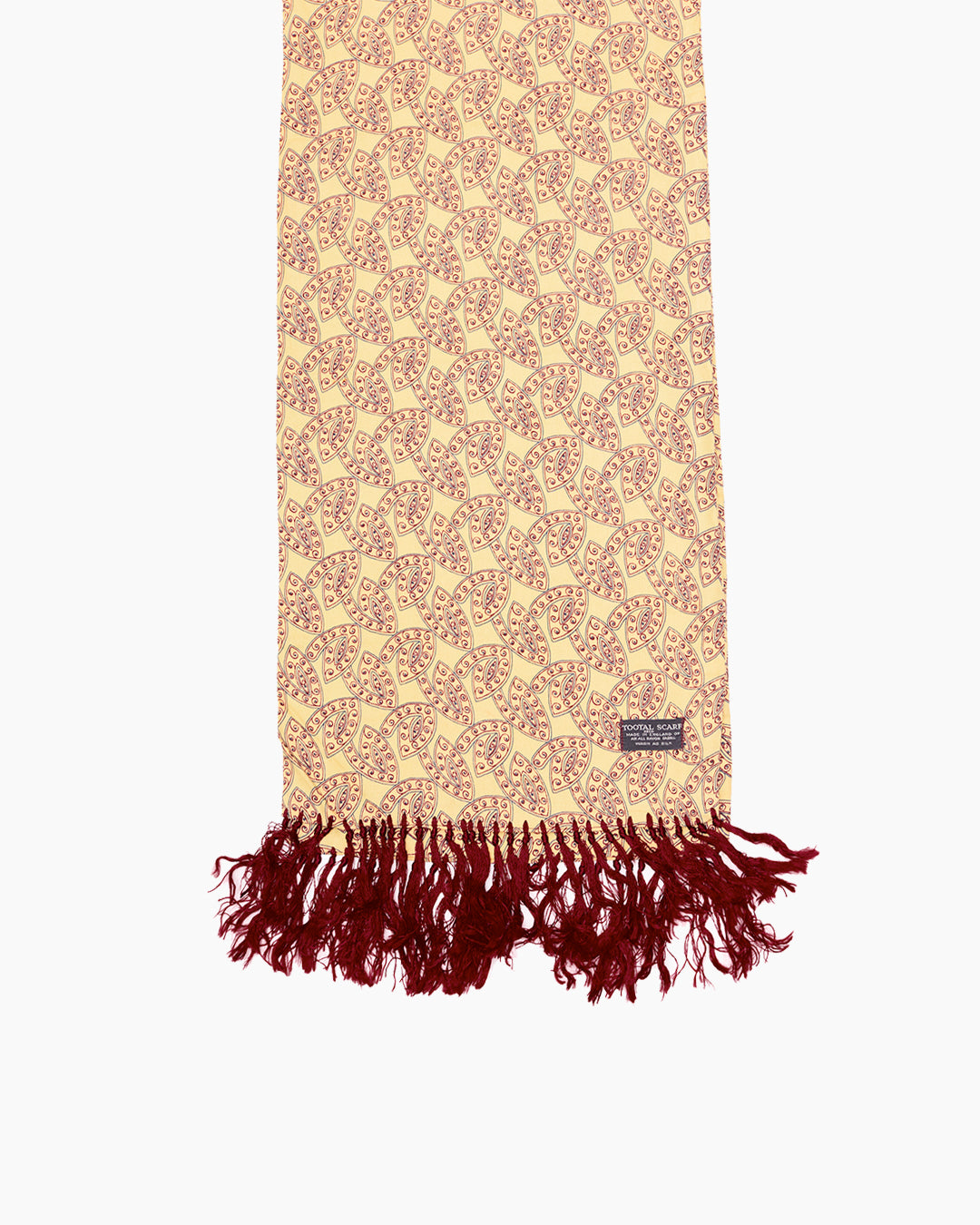 Vintage Yellow Eye Pattern Scarf