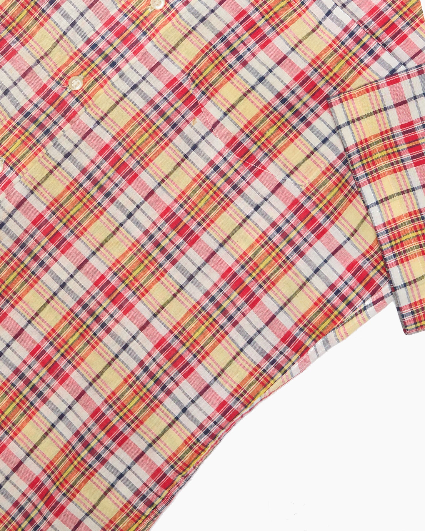 Vintage Yorke Red Check Madras Shirt