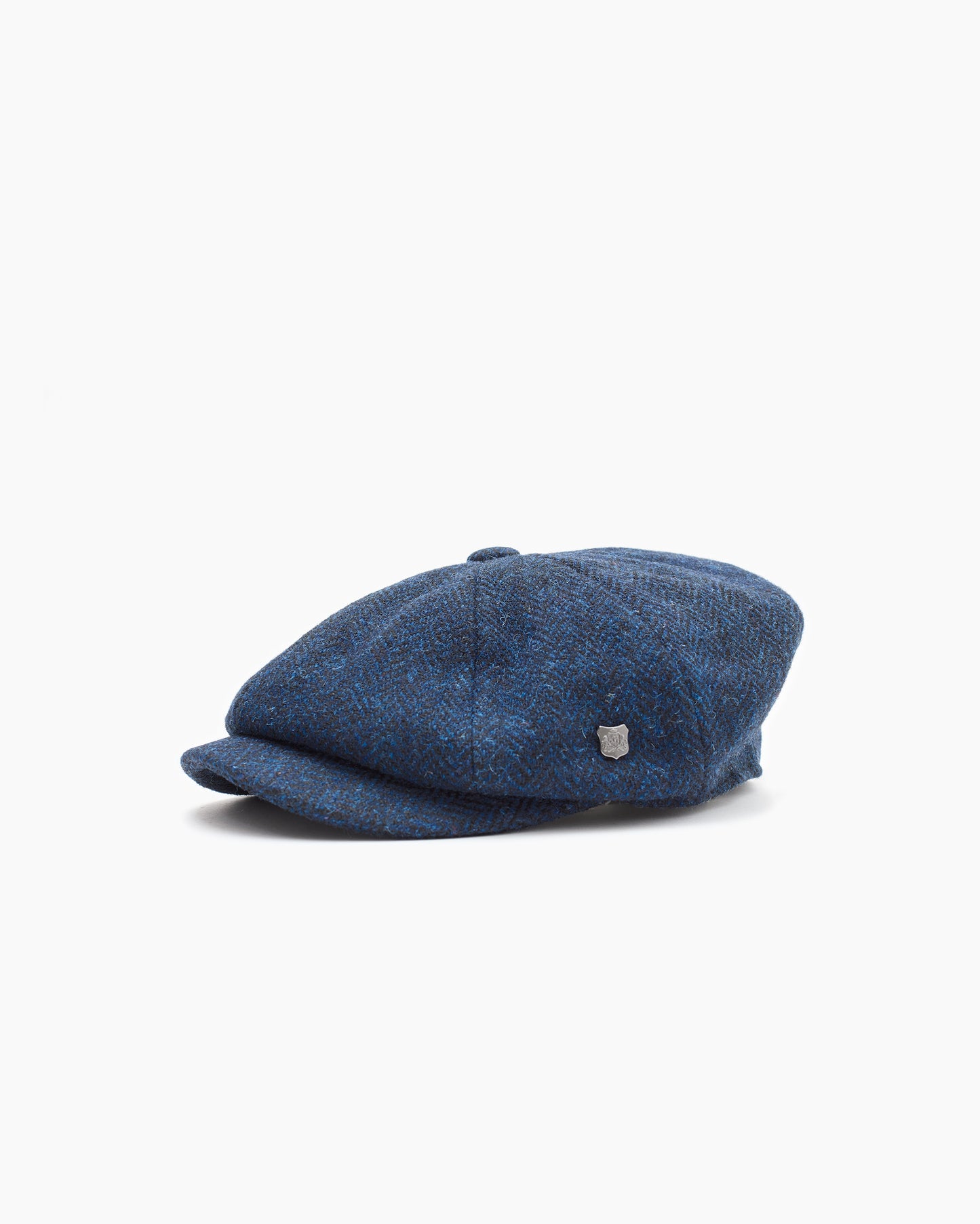 Midnight Harris Tweed Cap