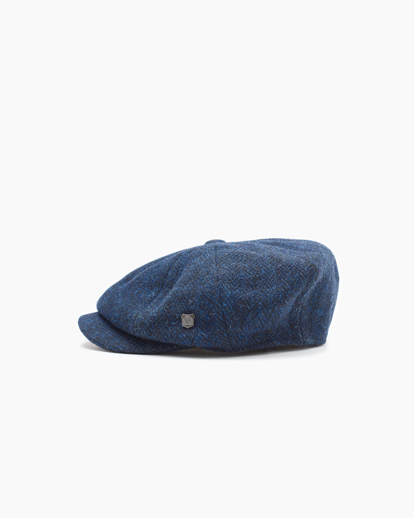 Midnight Harris Tweed Cap