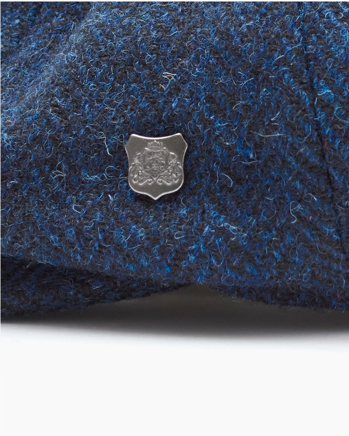 Midnight Harris Tweed Cap