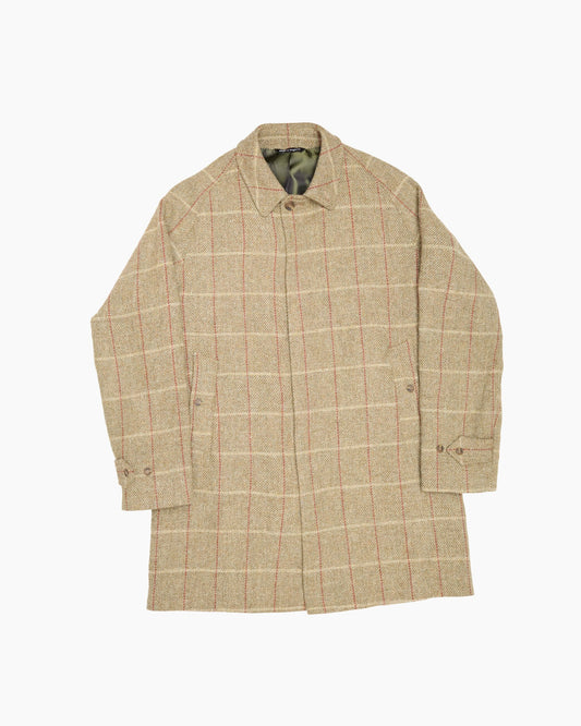 Archive Sand Check Overcoat