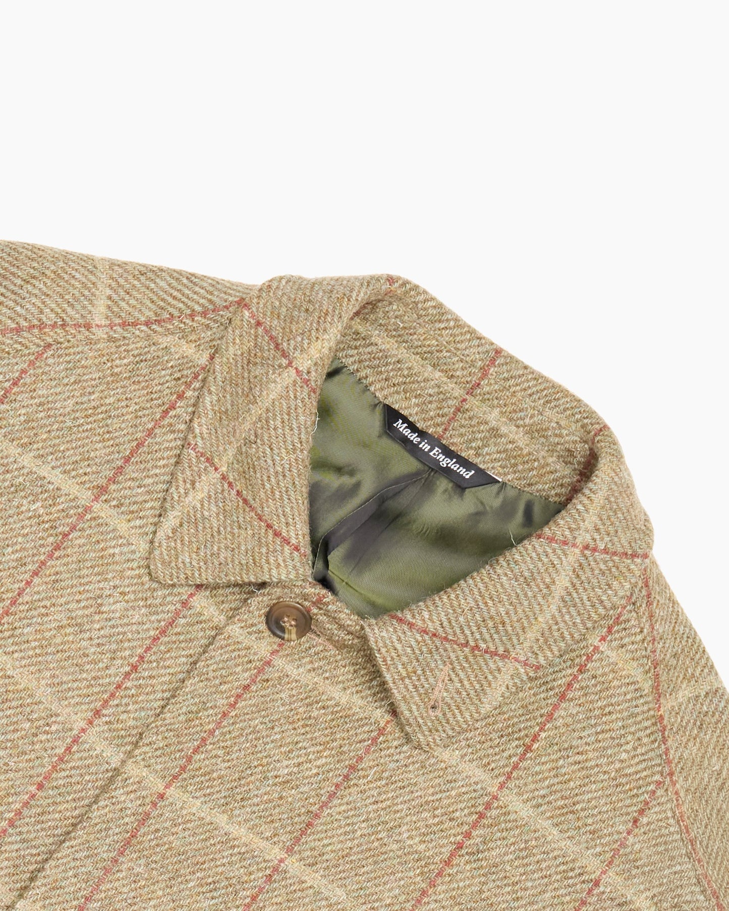 Archive Sand Check Overcoat