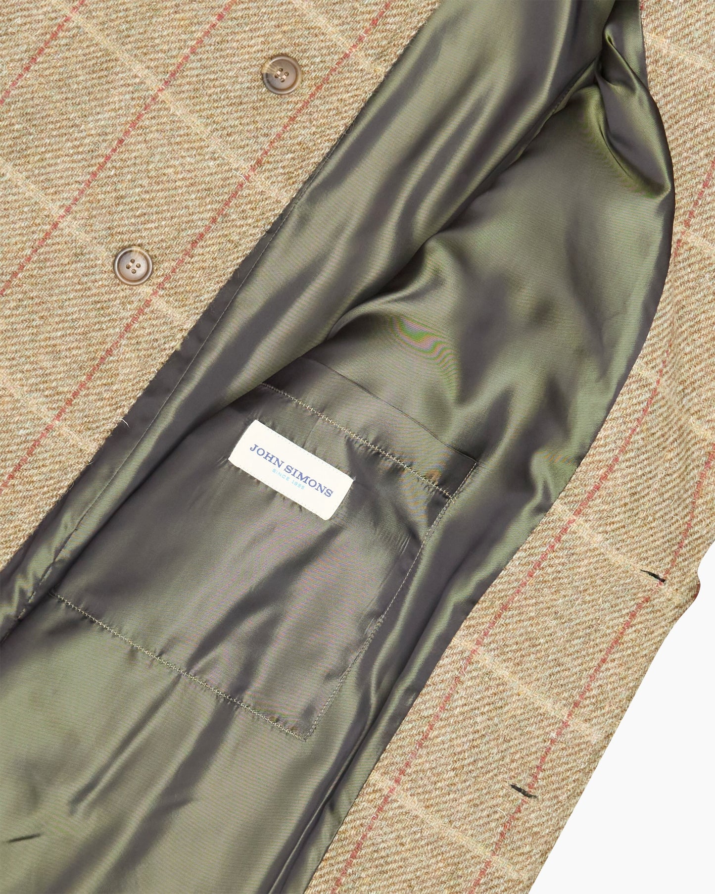 Archive Sand Check Overcoat